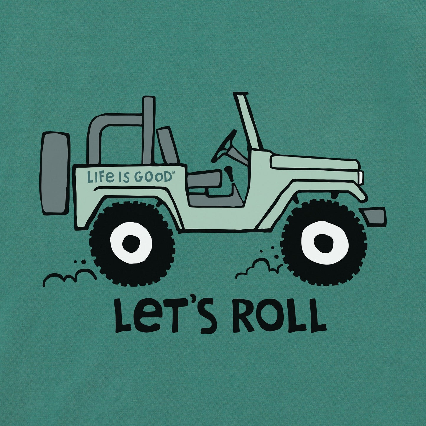 Kids Let's Roll ATV Short Sleeve Crusher Tee