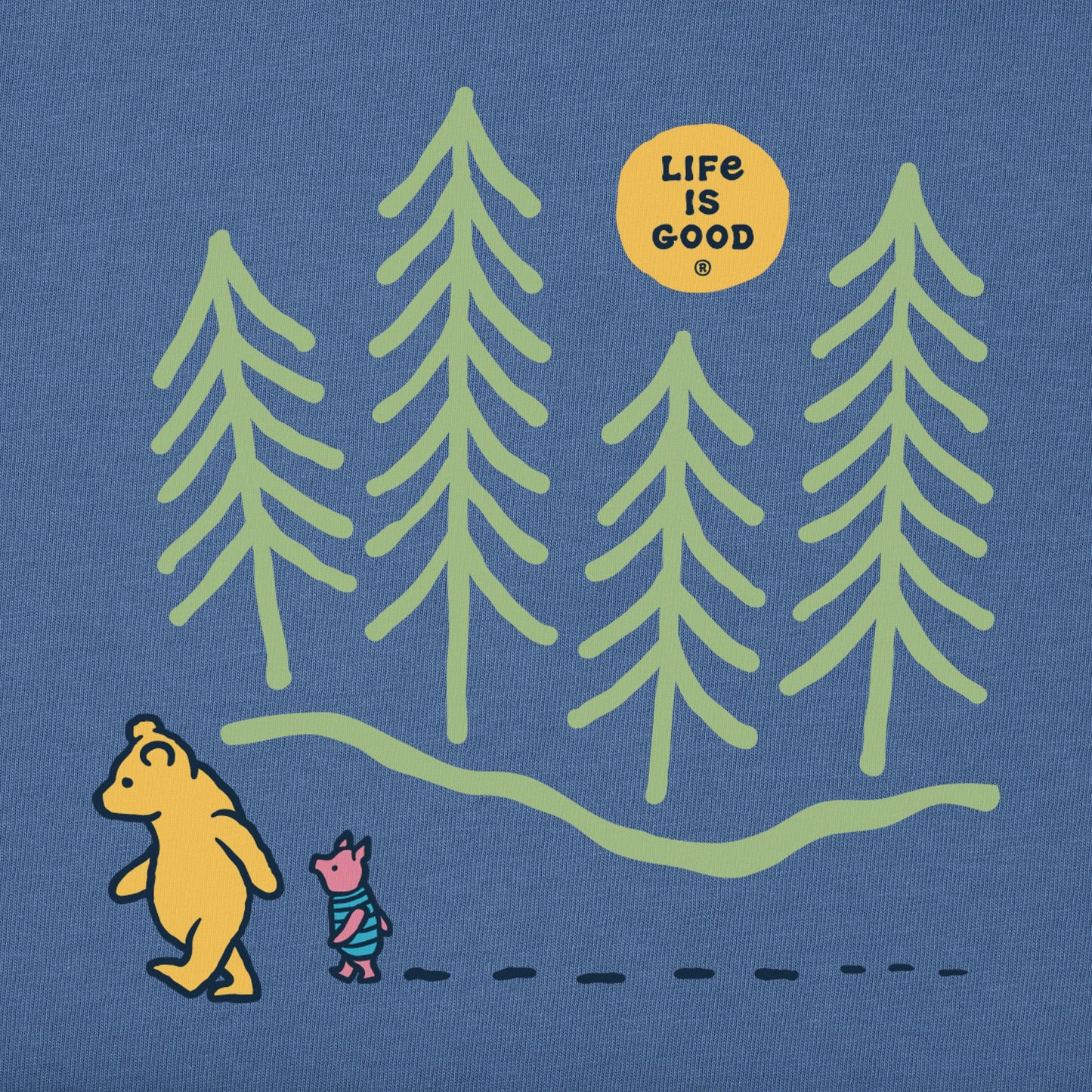 Women's Winnie Hiking Through the Woods Short Sleeve Crusher Tee