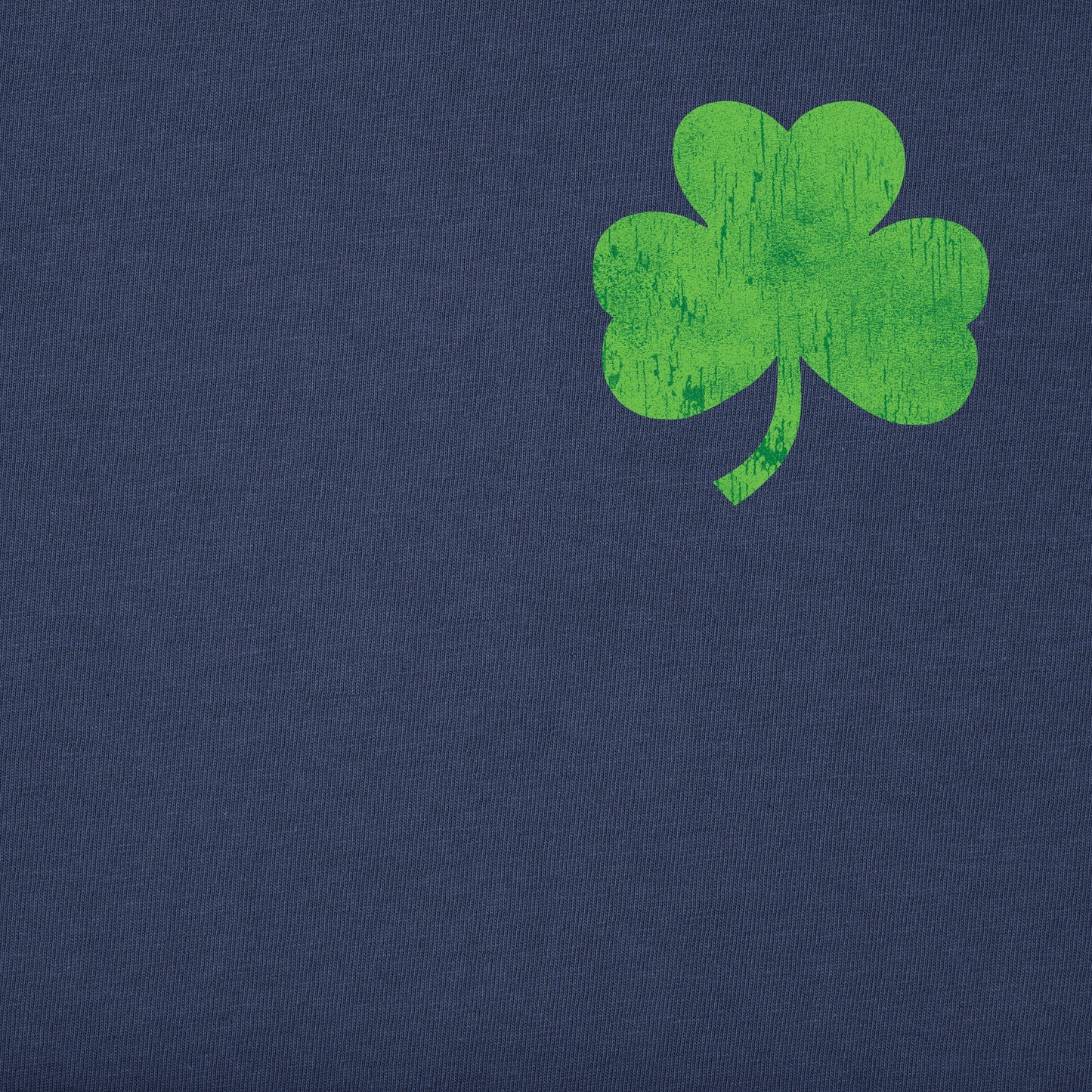 Men's Life is Good Bold Shamrock Long Sleeve Crusher Tee