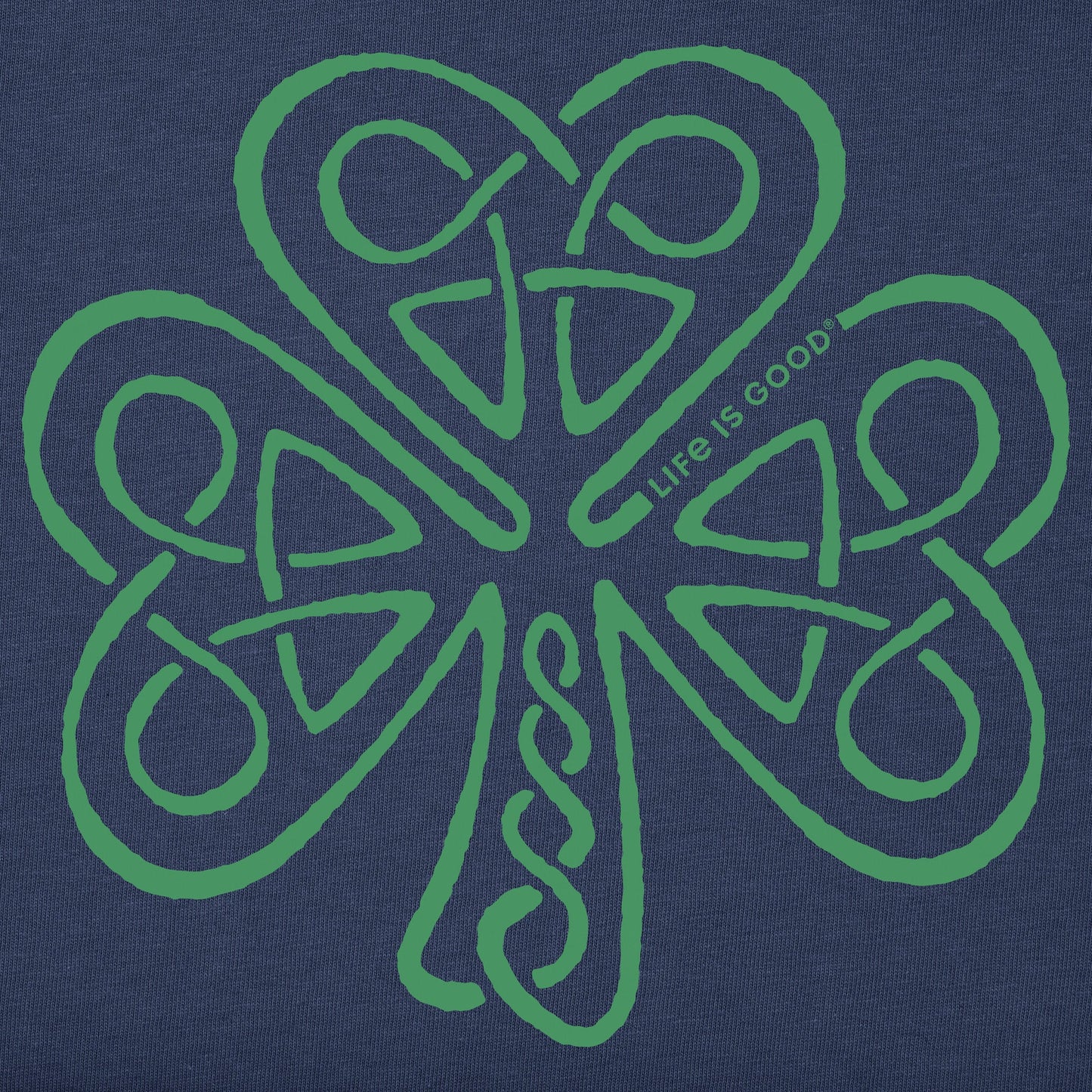 Women's Tribal Loop Shamrock Short Sleeve Crusher Tee