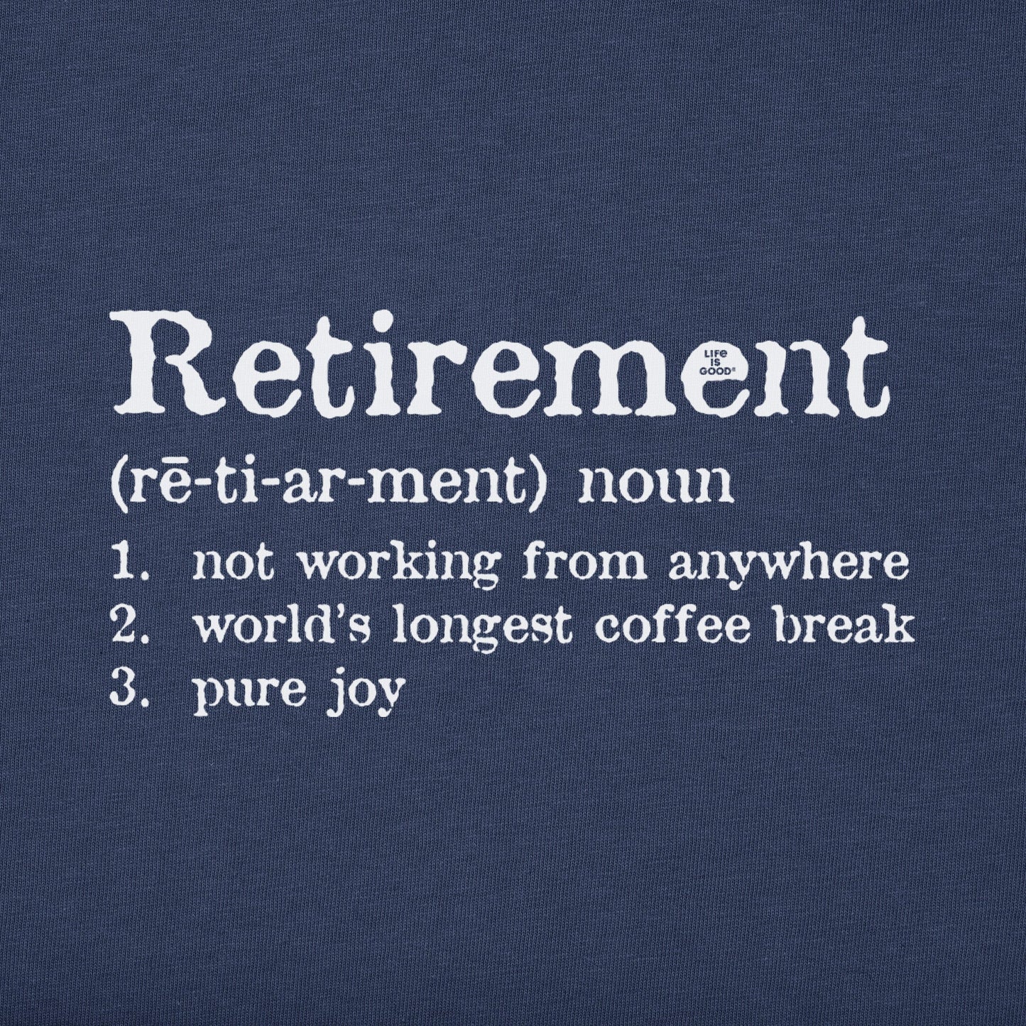 Men's Retirement Defined Long Sleeve Crusher Tee