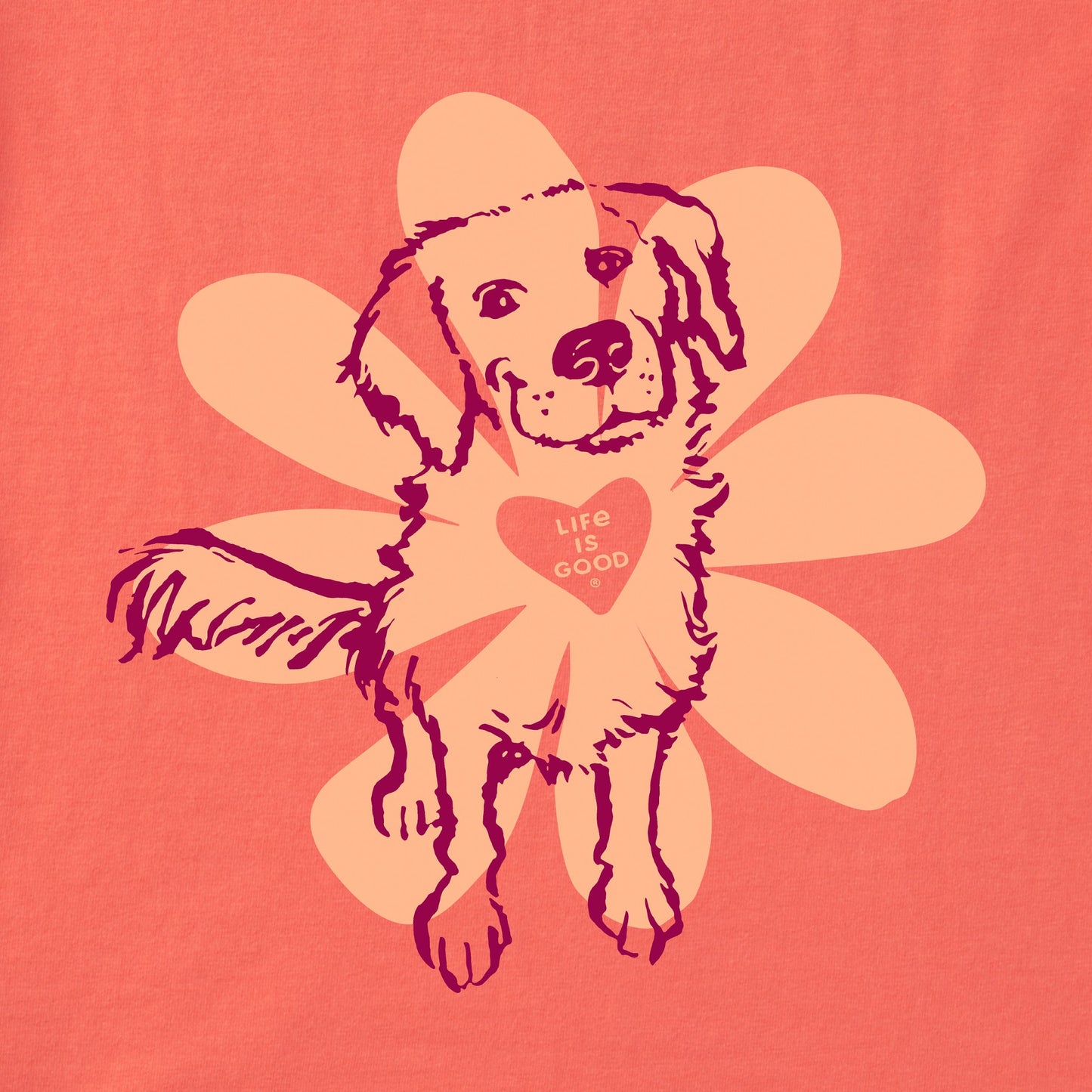 Women's Daisy Retriever Short Sleeve Crusher Tee