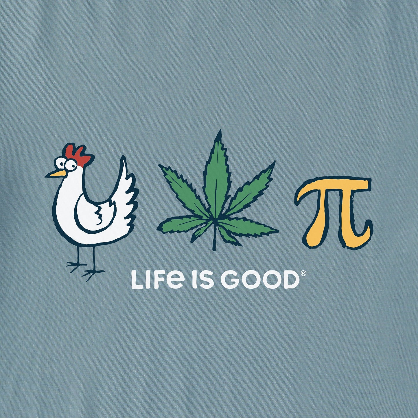 Men's Chicken Pot Pi Icons Simply True Fleece Crew