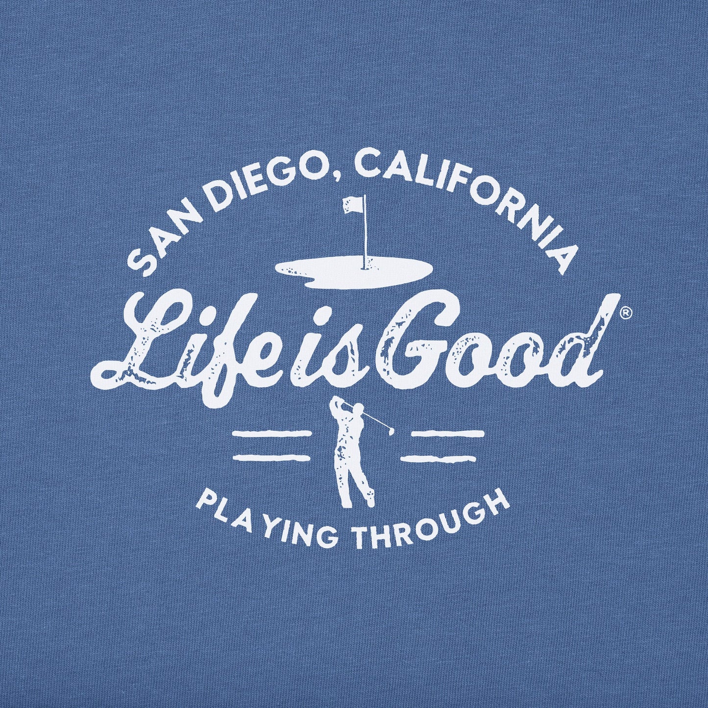 Men's ND Playing Through Golf San Diego Short Sleeve Crusher-LITE Tee