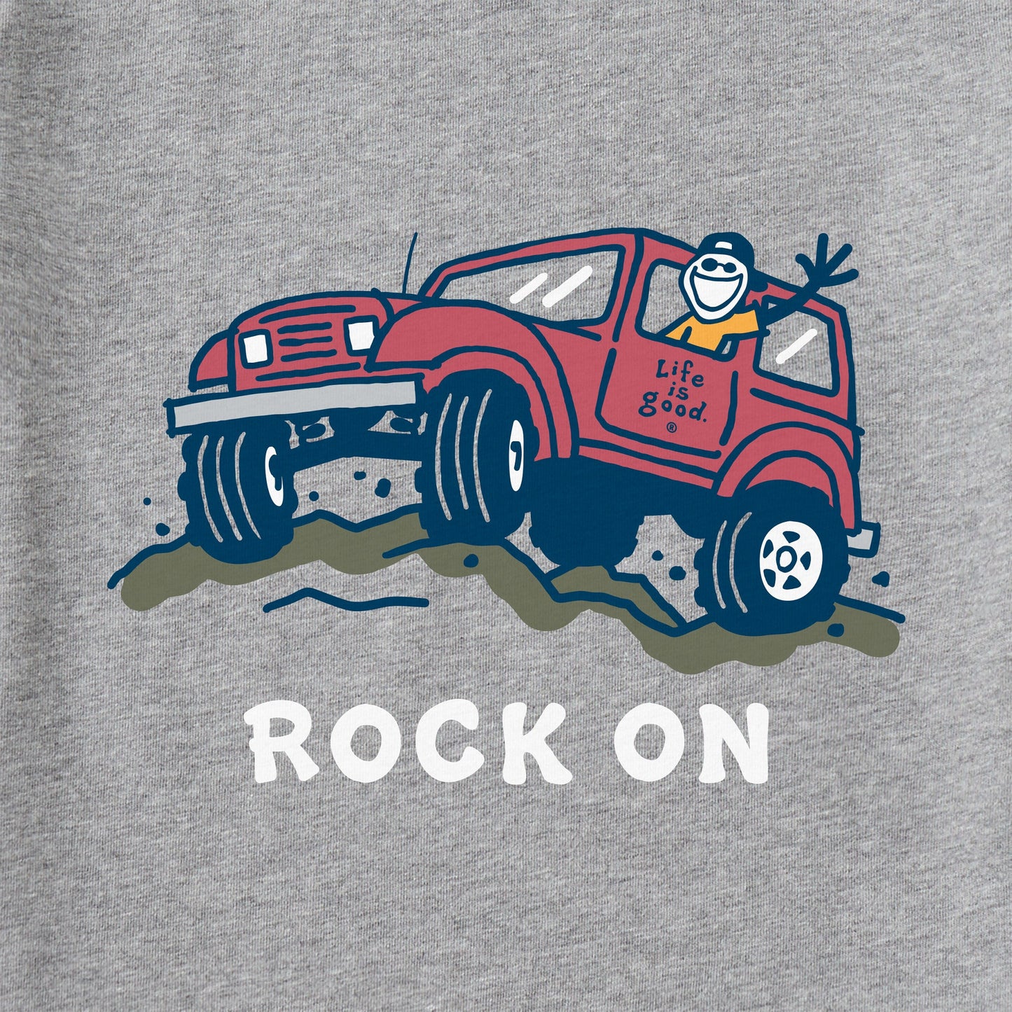 Men's Rock On Offroad Long Sleeve Crusher Tee
