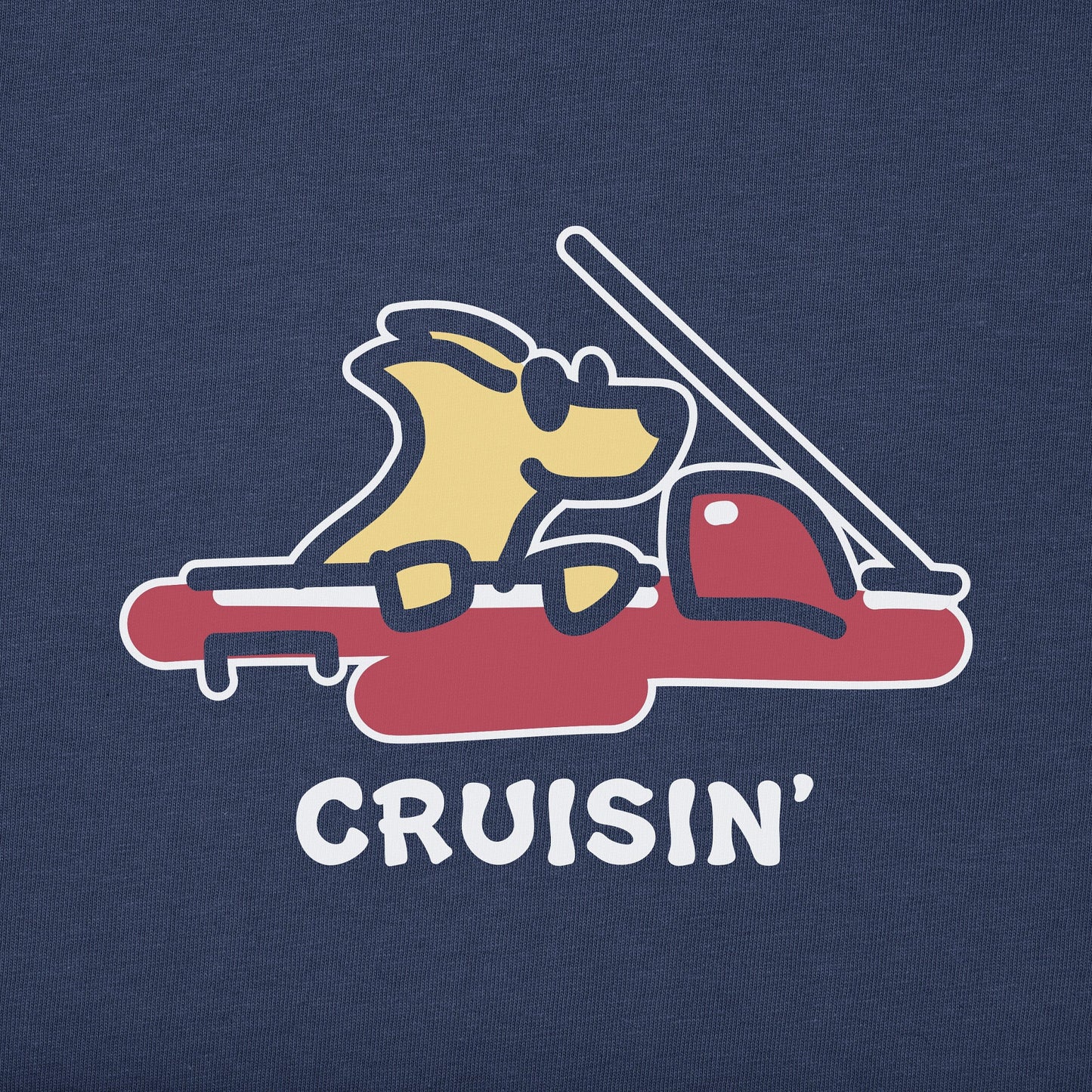 Men's Cruisin' Rocket Long Sleeve Crusher Tee