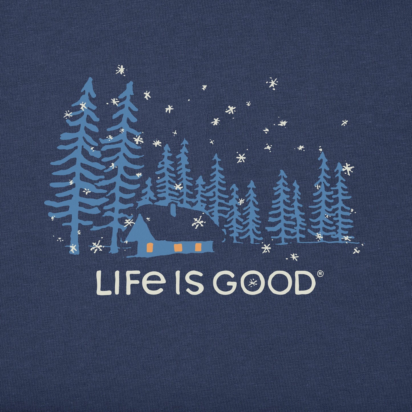 Men's Snowy Evening Short Sleeve Crusher Tee