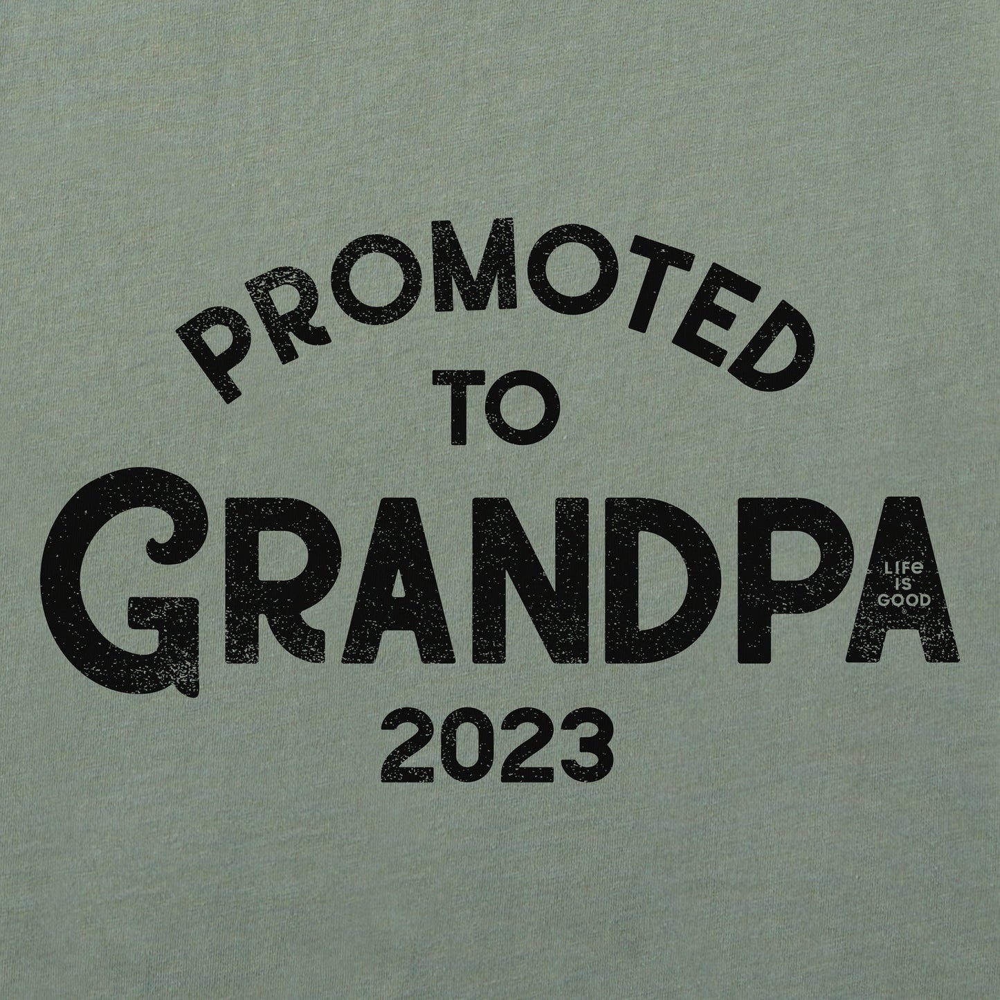 Men's Promoted to Grandpa 2023 Short Sleeve Tee