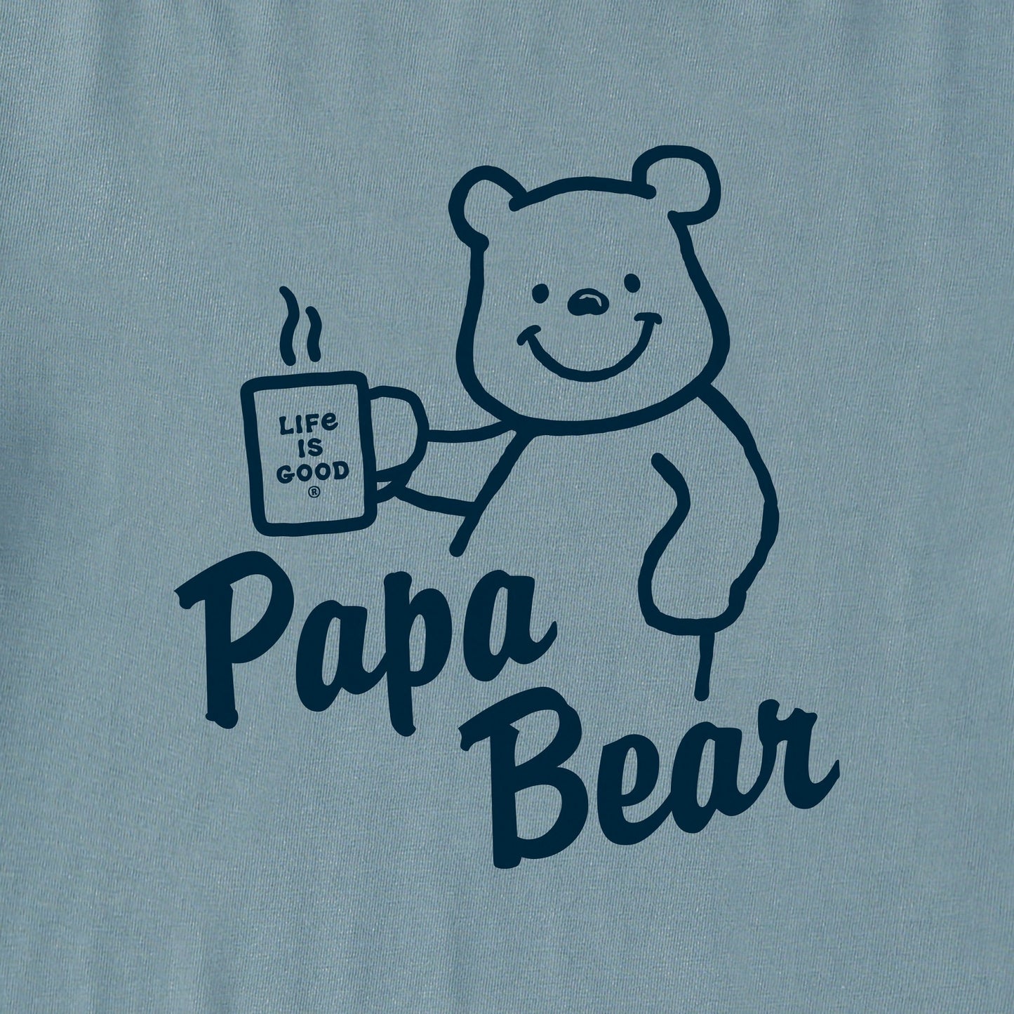 Men's Winnie Papa Bear Coffee Simply True Fleece Hoodie