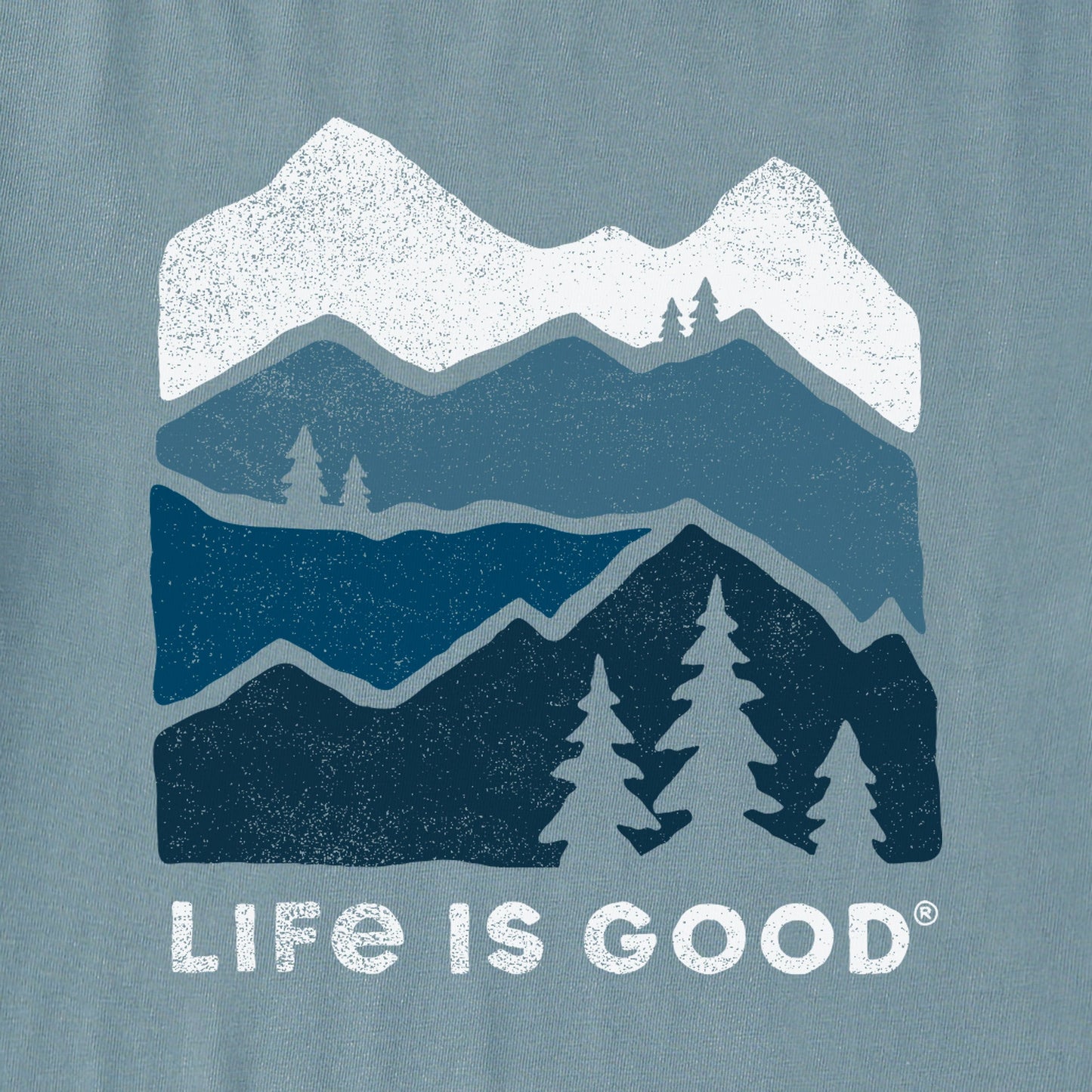 Men's Mountain Silhouette Simply True Fleece Crew