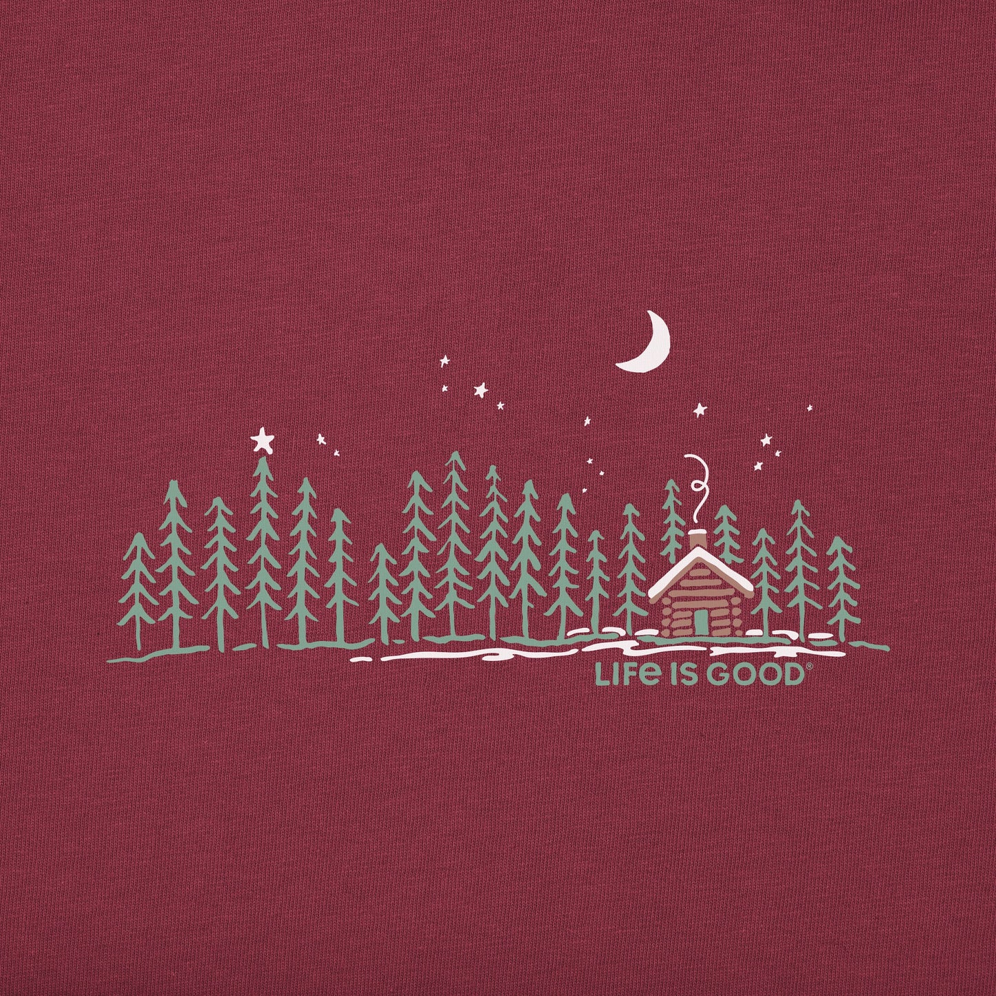 Men's Cabin Landscape Short Sleeve Crusher Tee