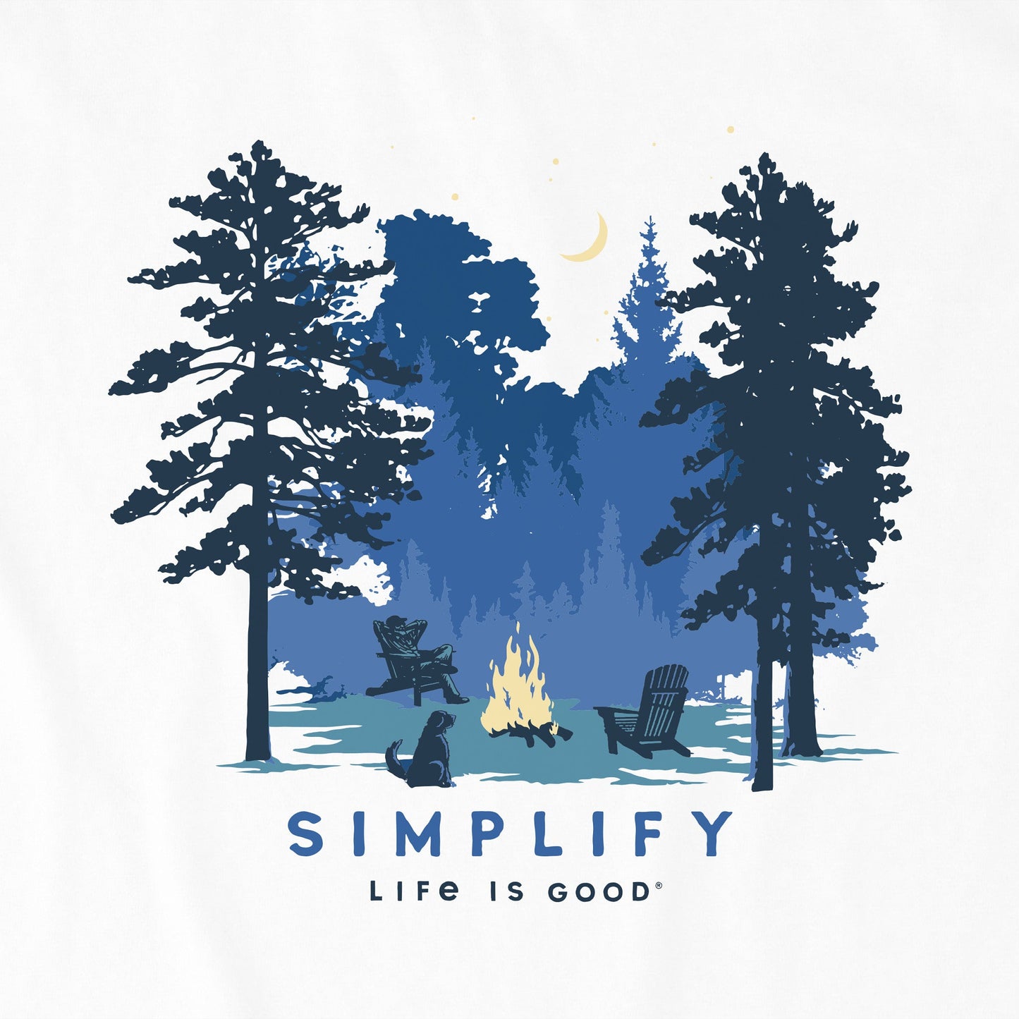 Men's Simplify Campfire Long Sleeve Crusher Tee