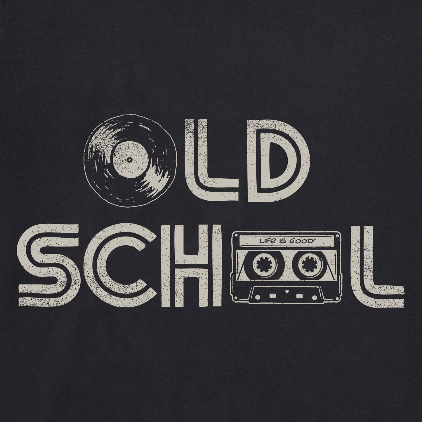 Men's Old School Vinyl Cassette Short Sleeve Tee