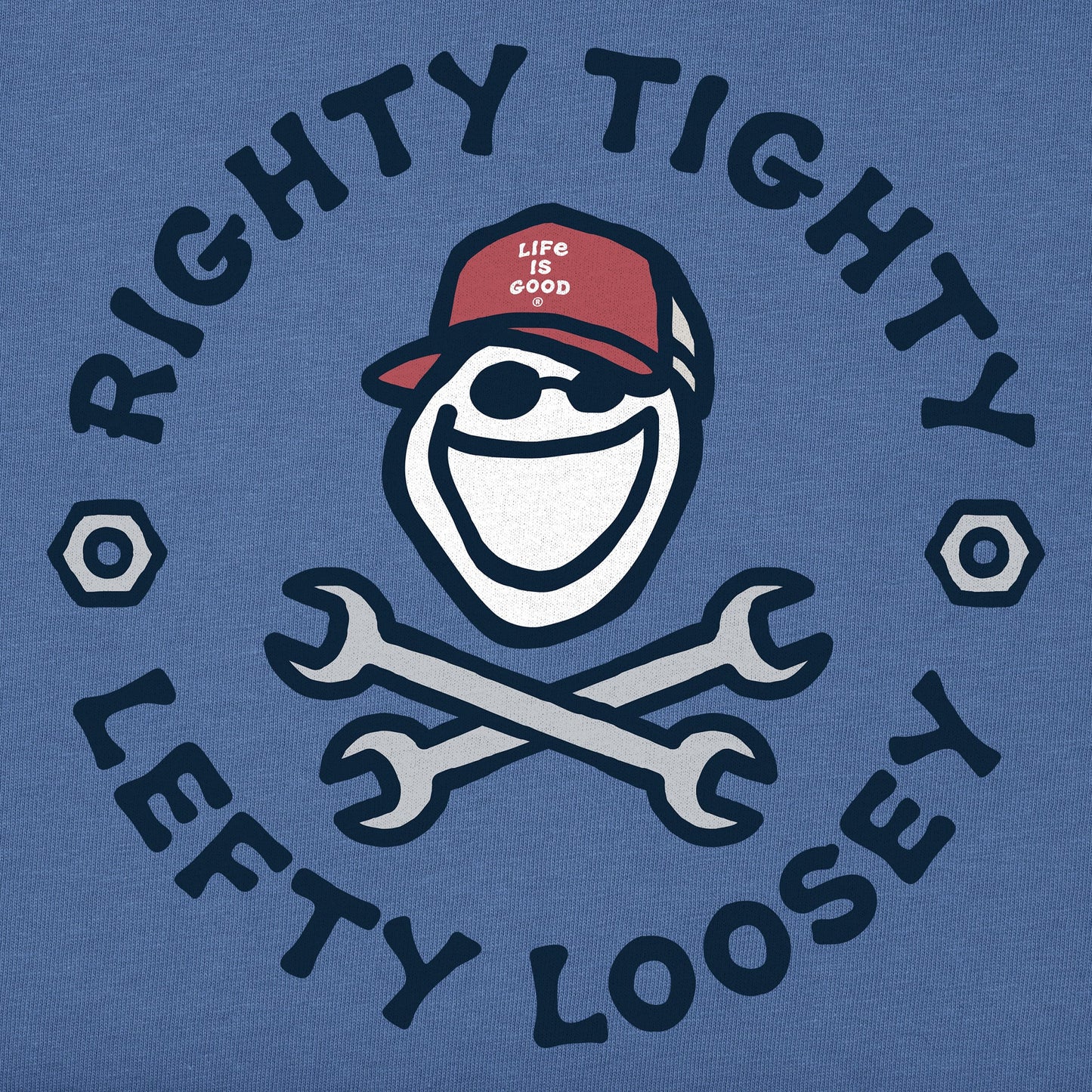 Men's Righty Tighty Lefty Loosey Short Sleeve Crusher Tee