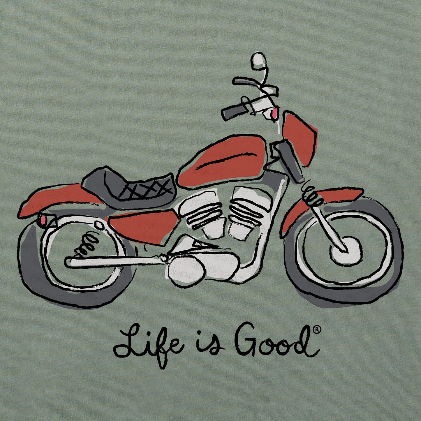 Men's Motorcycle Short Sleeve Tee