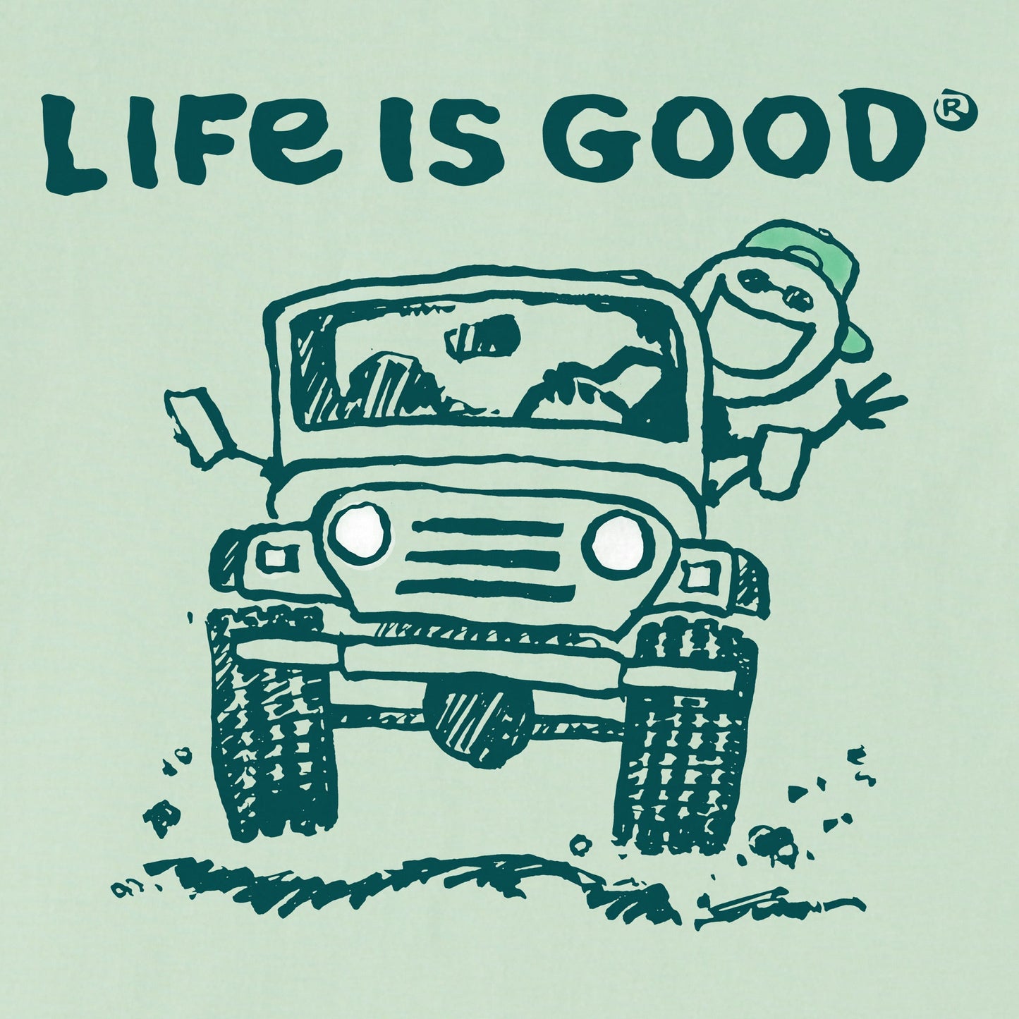 Kids Jake 4x4 Short Sleeve Crusher Tee