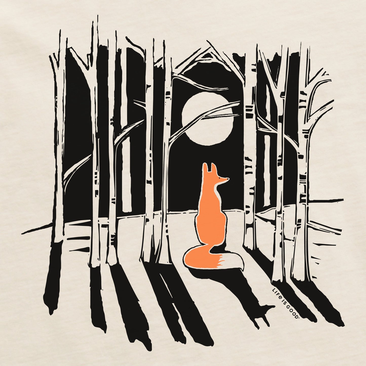 Men's Fox in the Woods Short Sleeve Crusher Tee