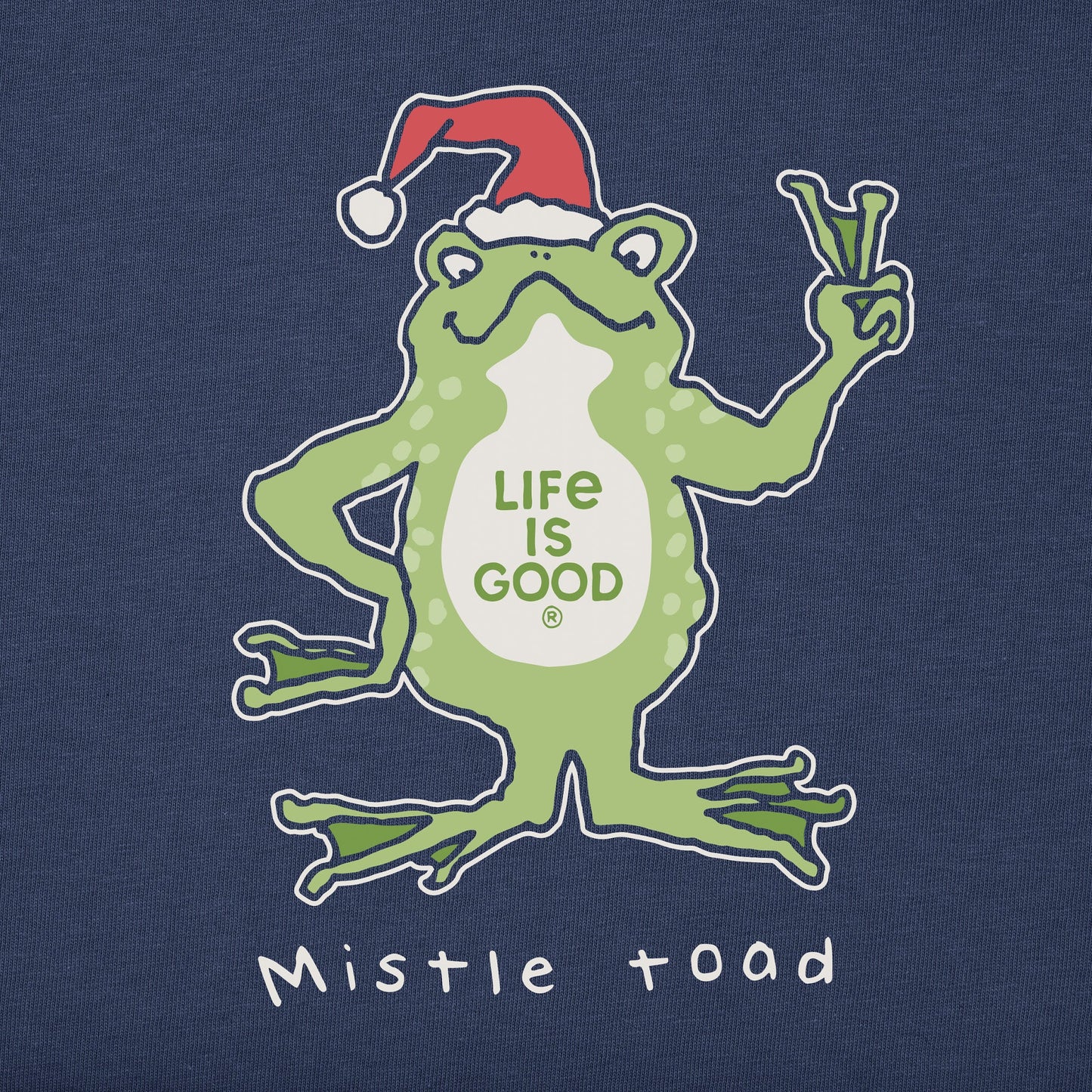 Men's Mistle Toad Long Sleeve Crusher Tee
