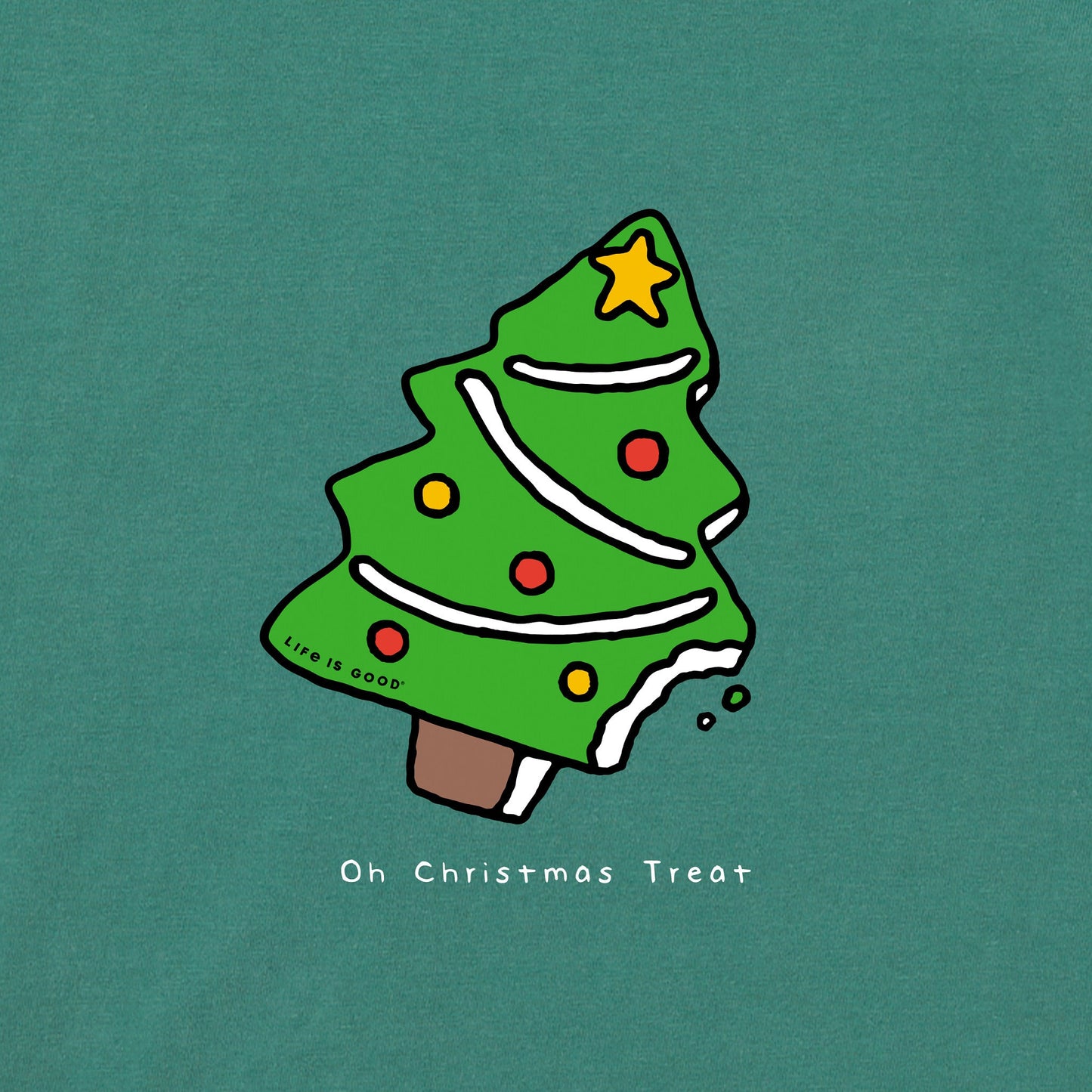 Kids Oh Christmas Treat Long Sleeve Crusher Tee
