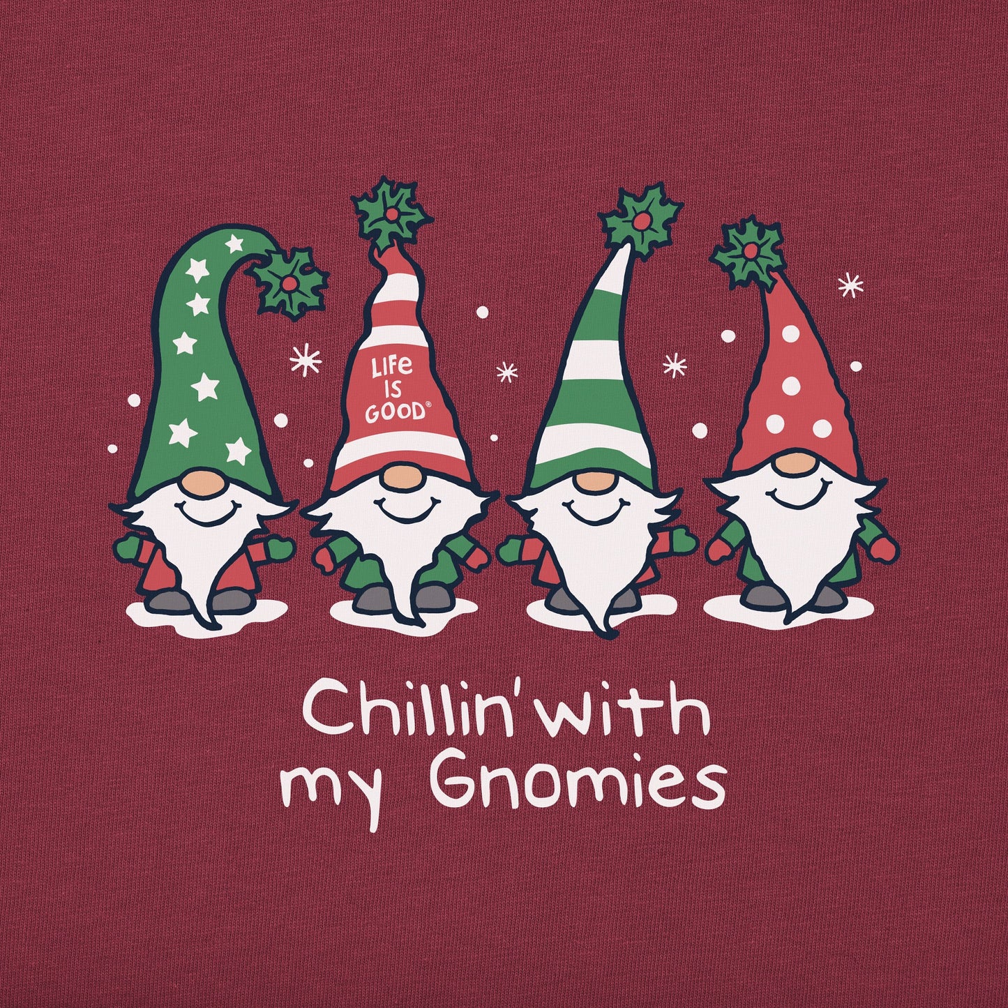 Women's Chillin' with my Gnomes Simply True Fleece Hoodie