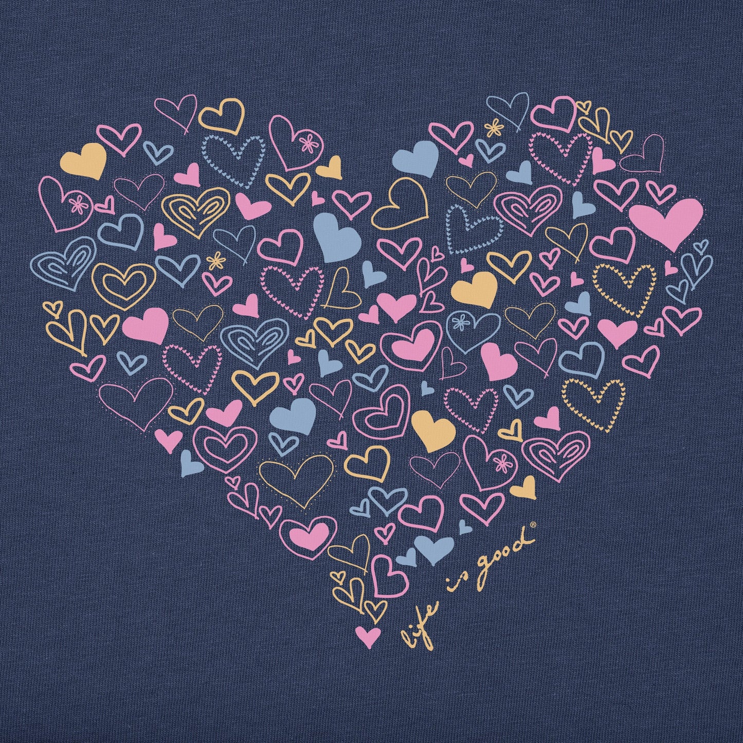 Women's Hearty Heart Simply True Crew