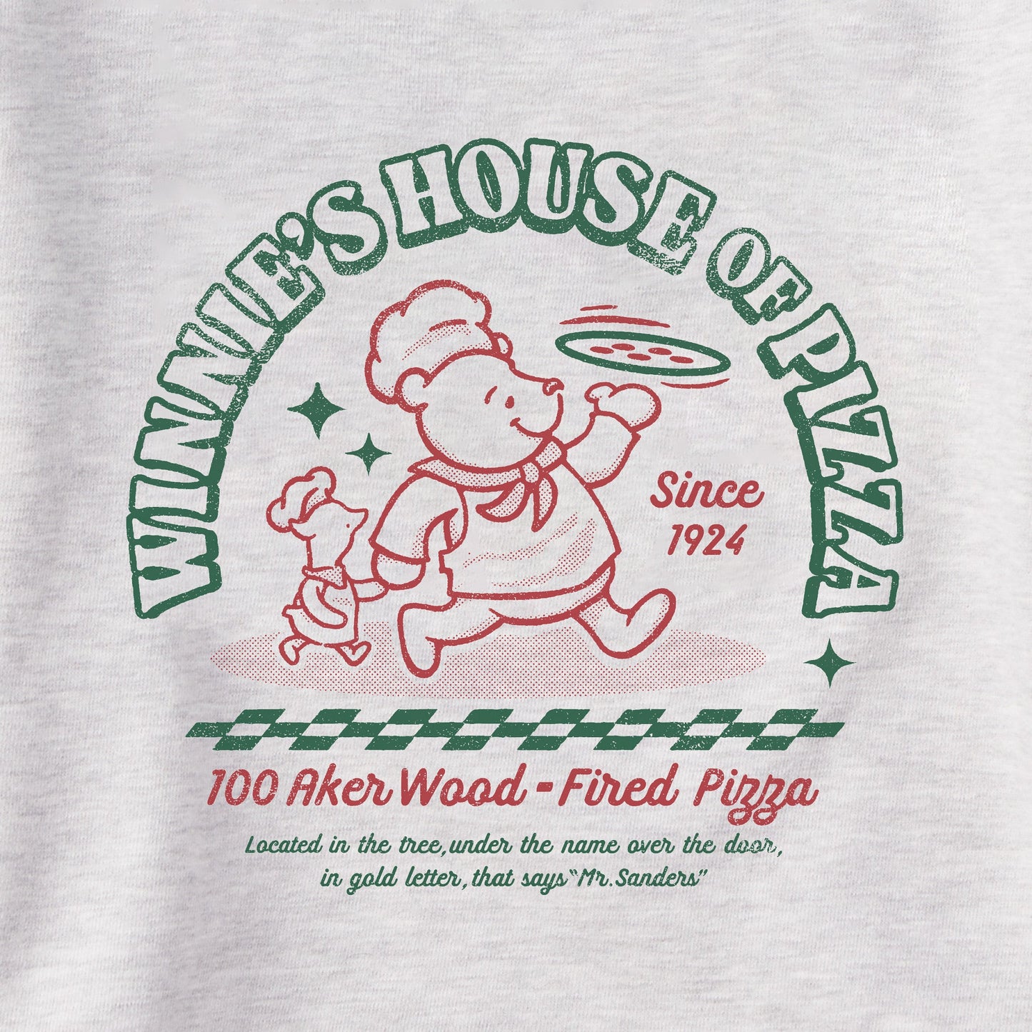 Men's Winnie's House of Pizza Simply True Fleece Crew