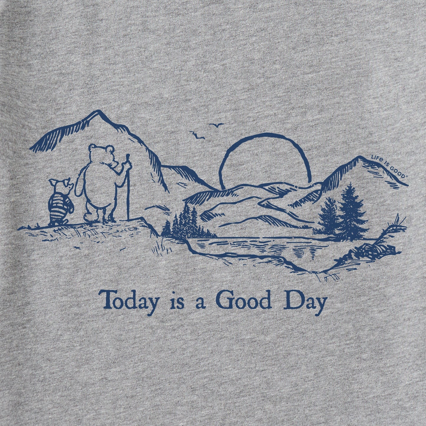Women's Winnie & P Today is a Good Day Short Sleeve Vee