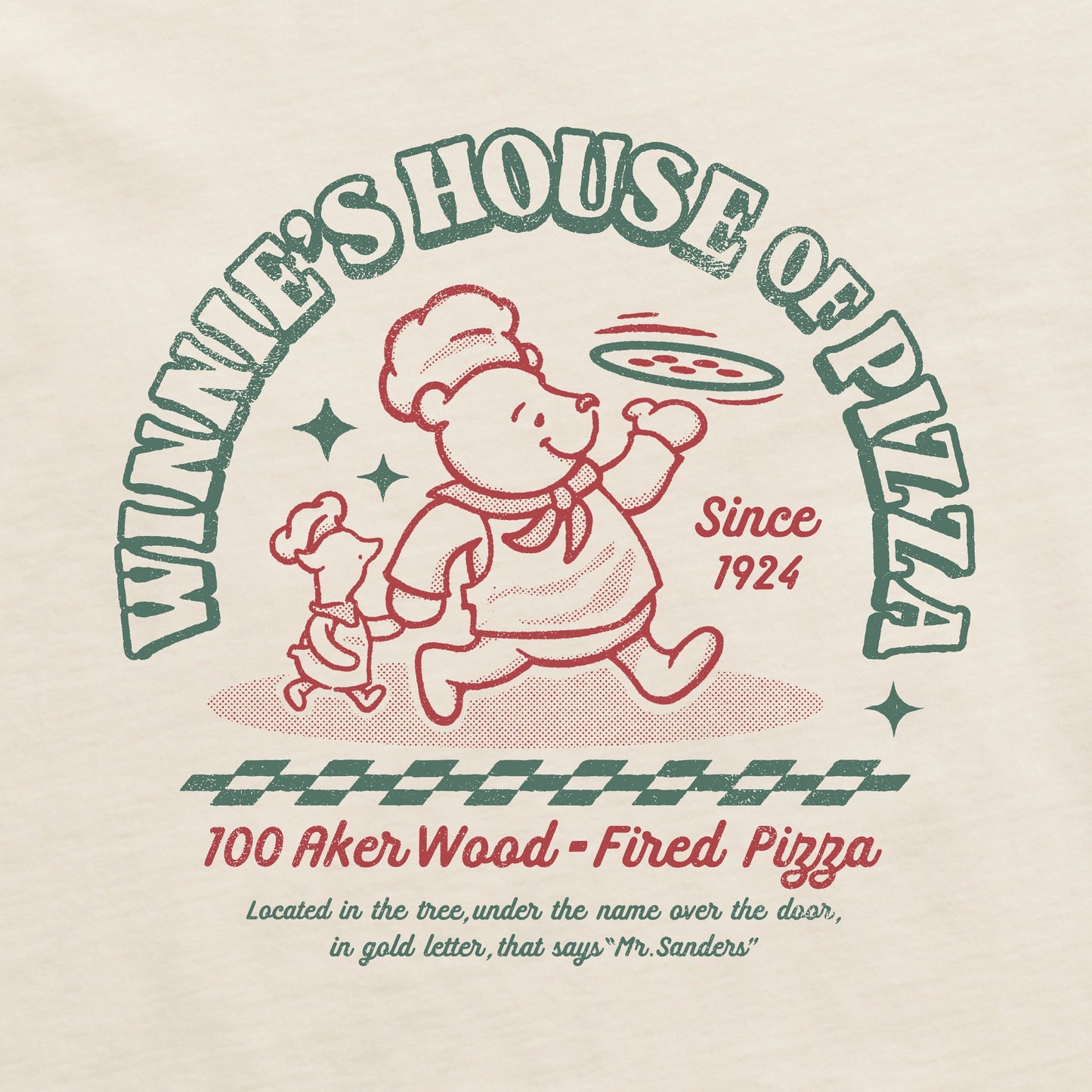 Women's Winnie's House of Pizza Short Sleeve Crusher Tee