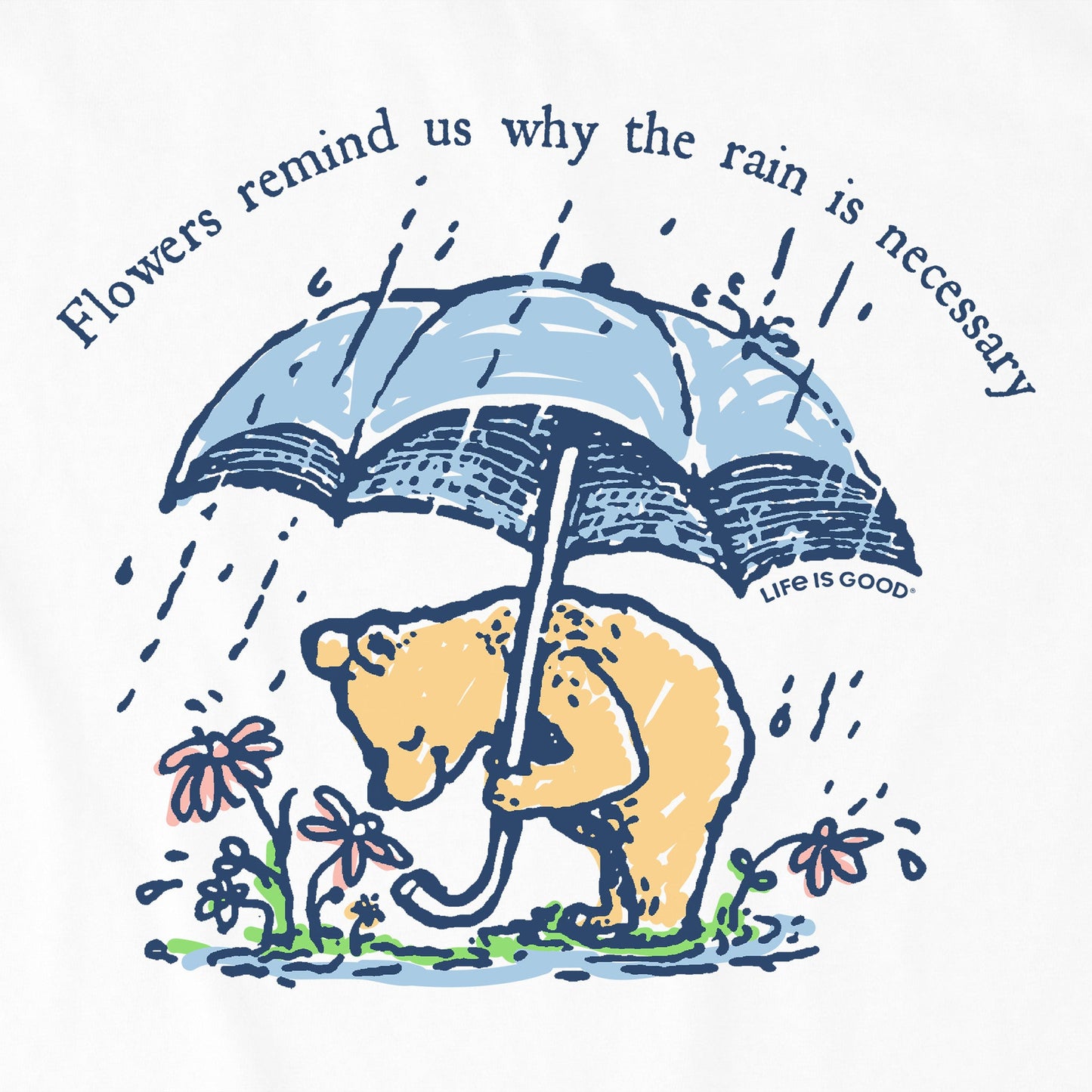 Women's Winnie Rain is Necessary Short Sleeve Tee