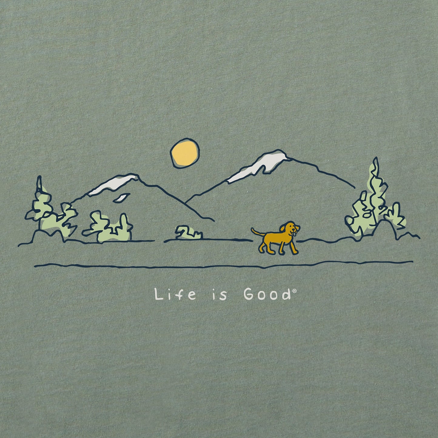 Men's Dog Vista Short Sleeve Tee