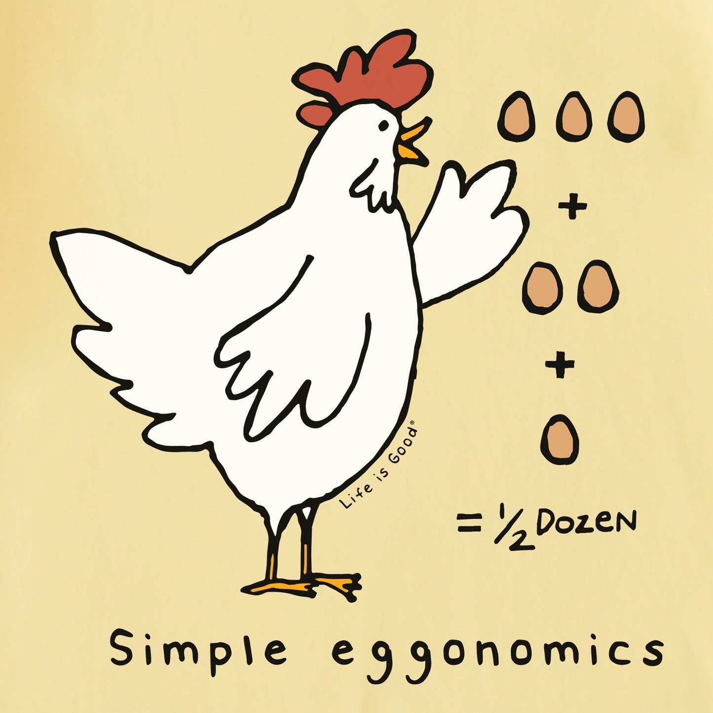 Women's Chicken Eggonomics Short Sleeve Crusher Tee