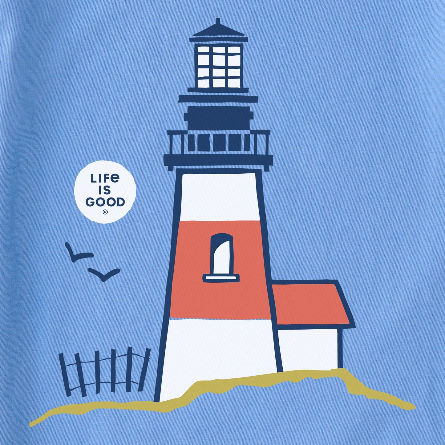 Women's Beach Lighthouse Short Sleeve Tee