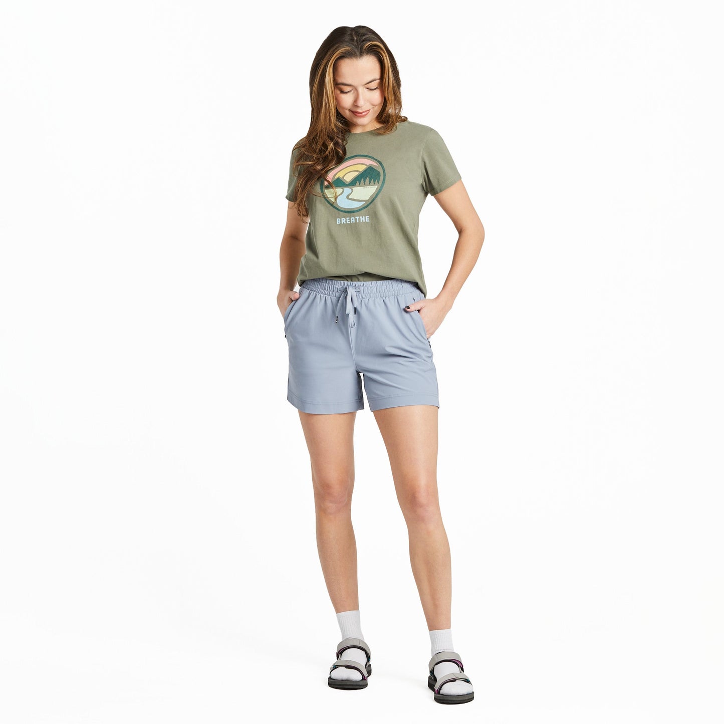 Women's Solid Everyday Short