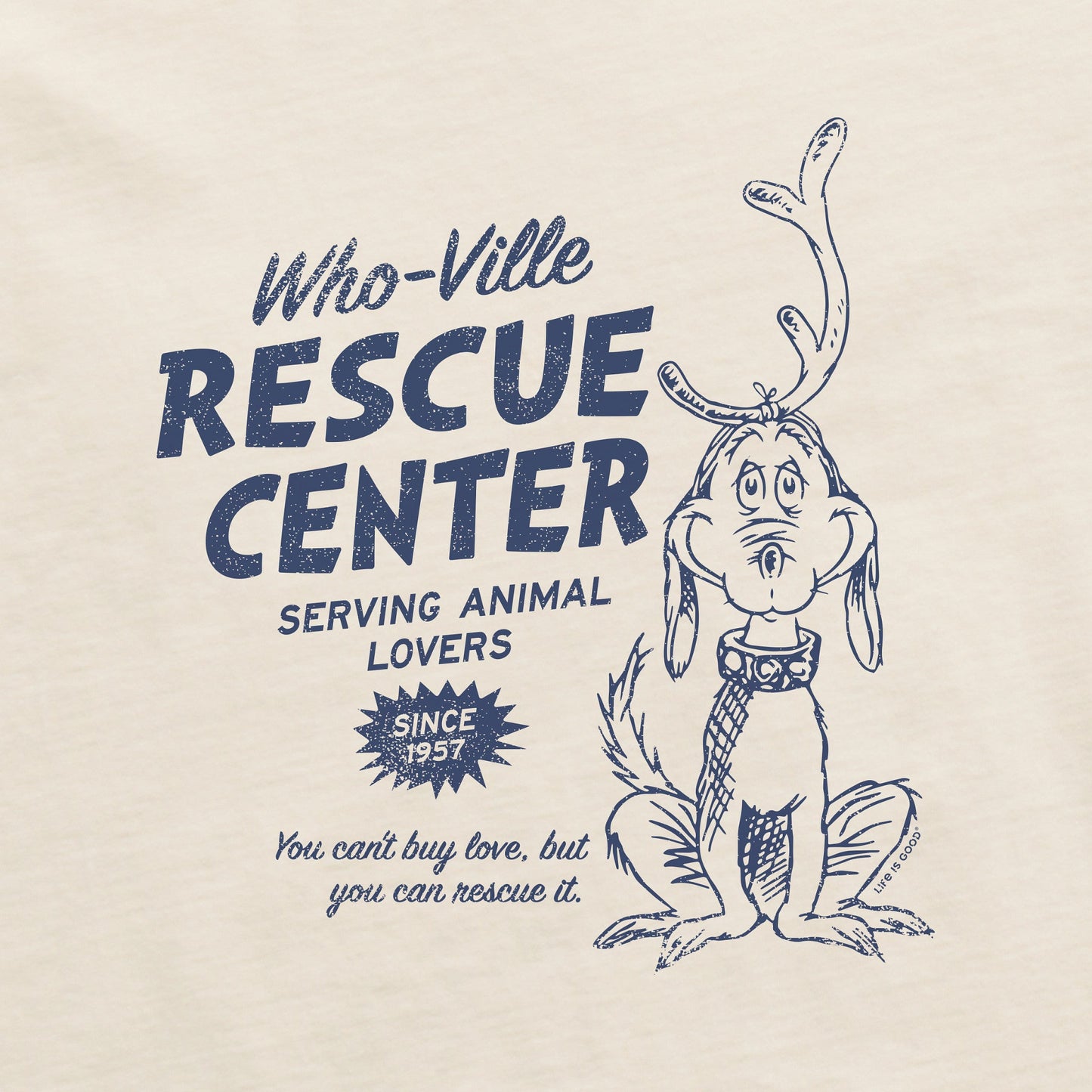 Men's WhoVille Rescue Center Short Sleeve Crusher Tee