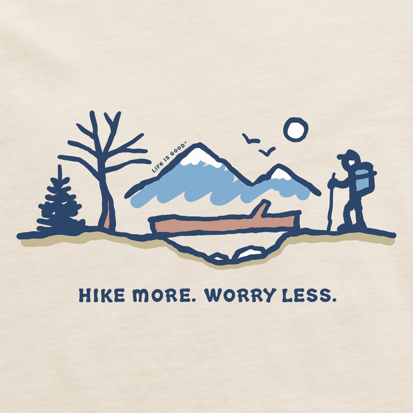 Men's Log Bridge Vista Hike More Short Sleeve Crusher Tee