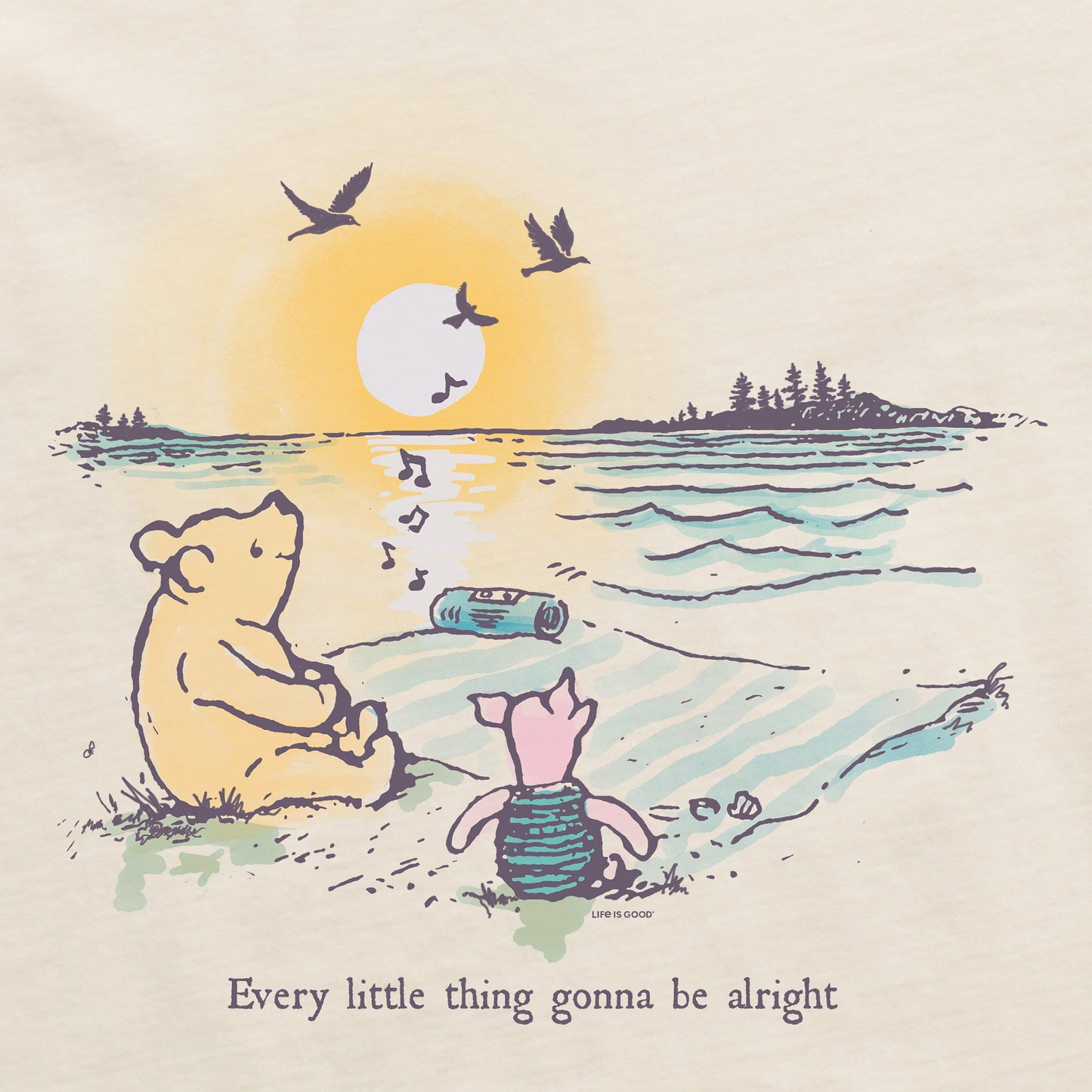 Women's Winnie Gonna Be Alright Short Sleeve Crusher Tee