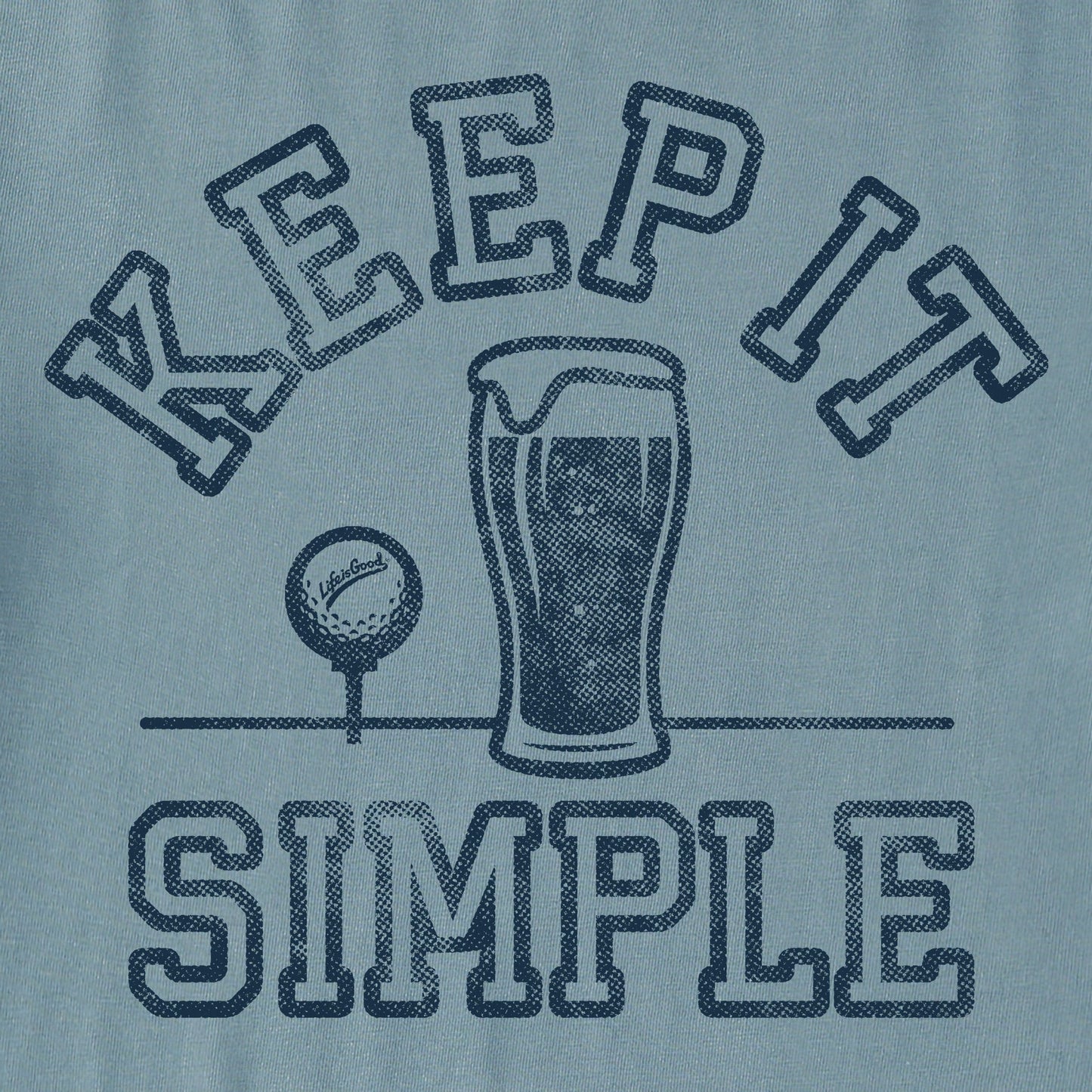 Men's Beer Golf Simple Simply True Fleece Crew