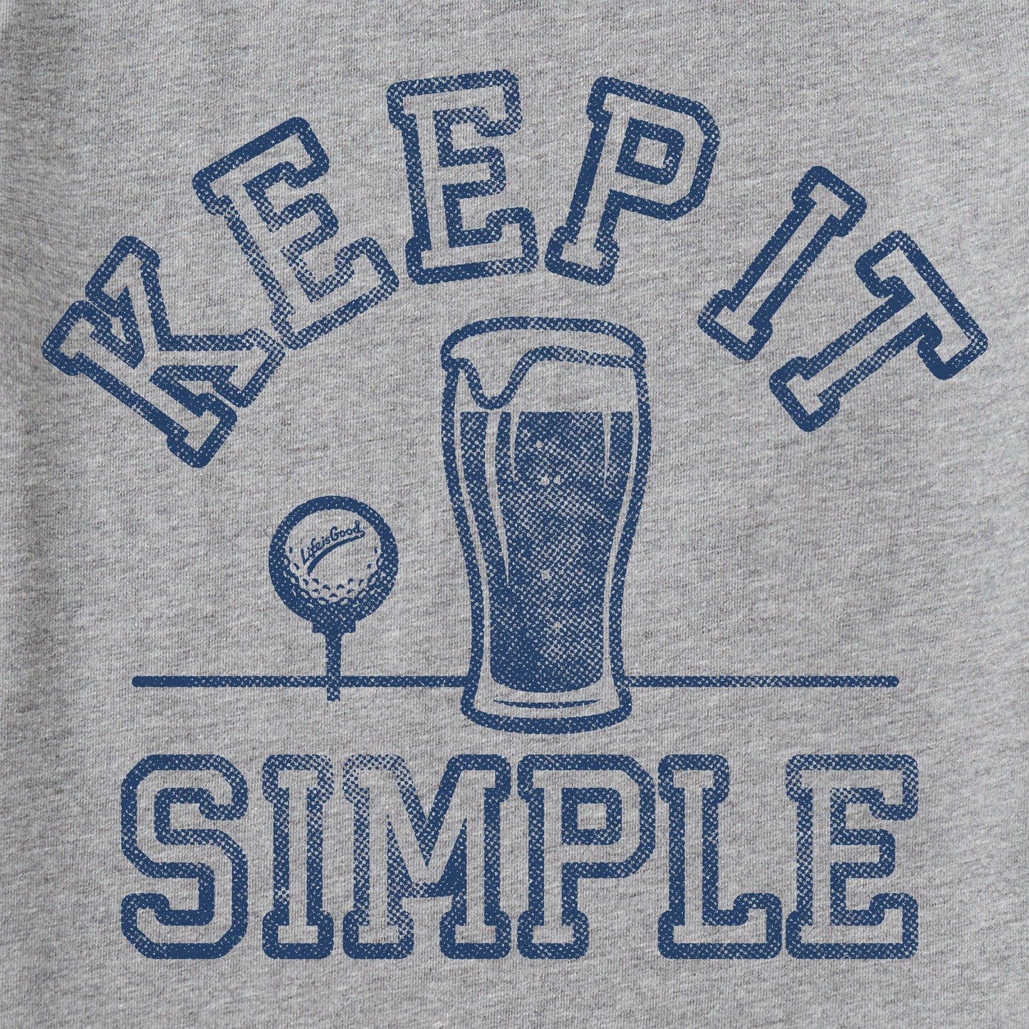 Men's Beer Golf Simple Short Sleeve Tee