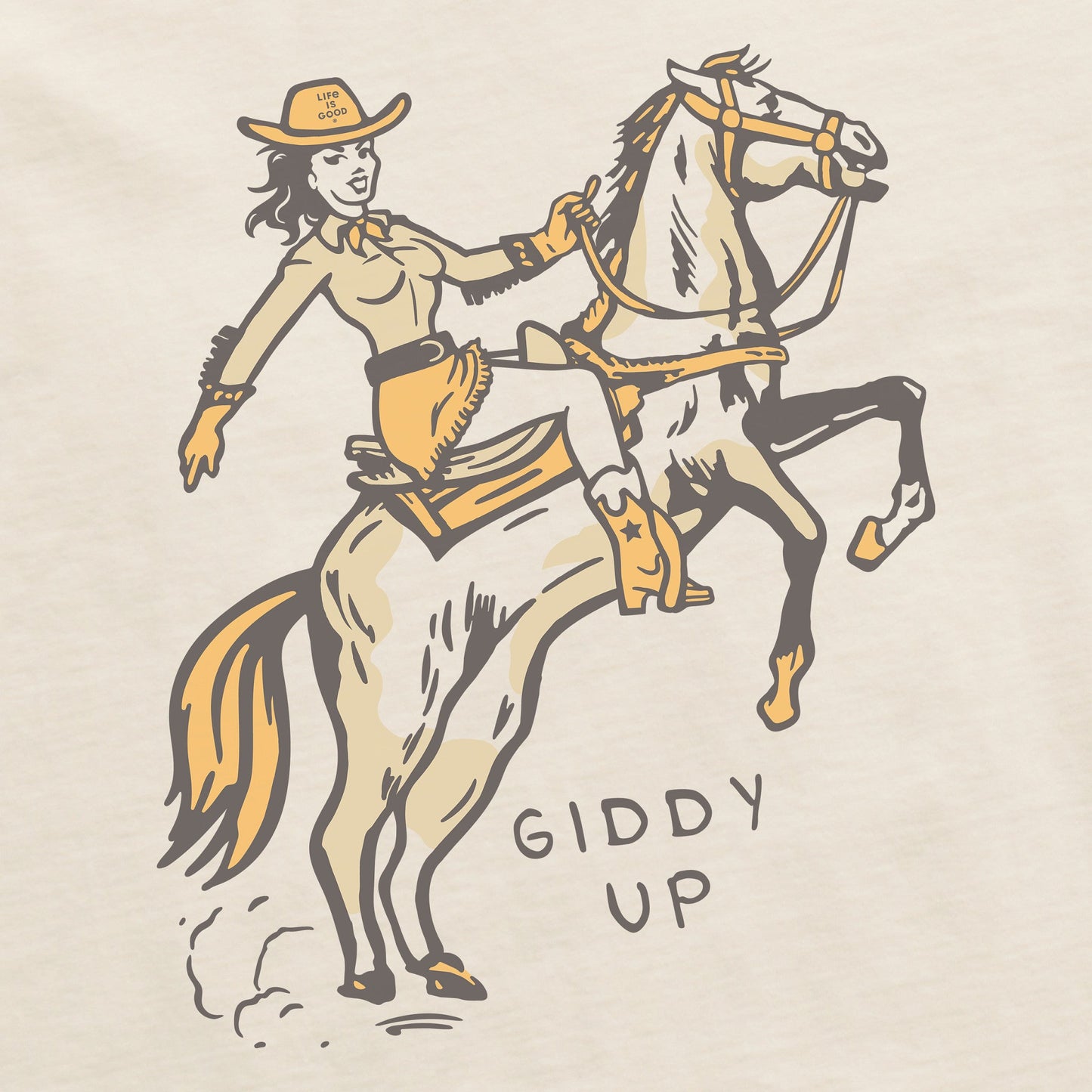 Women's Giddy Up Short Sleeve Crusher Boxy Tee