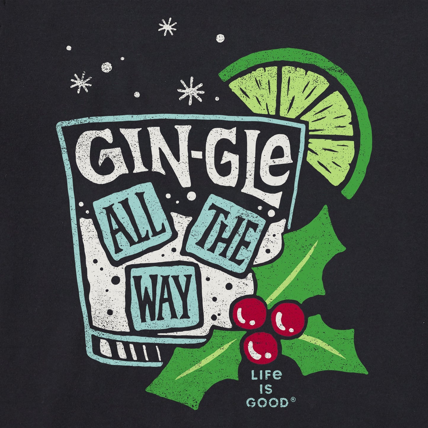 Women's Gin-gle All The Way Short Sleeve Crusher Tee