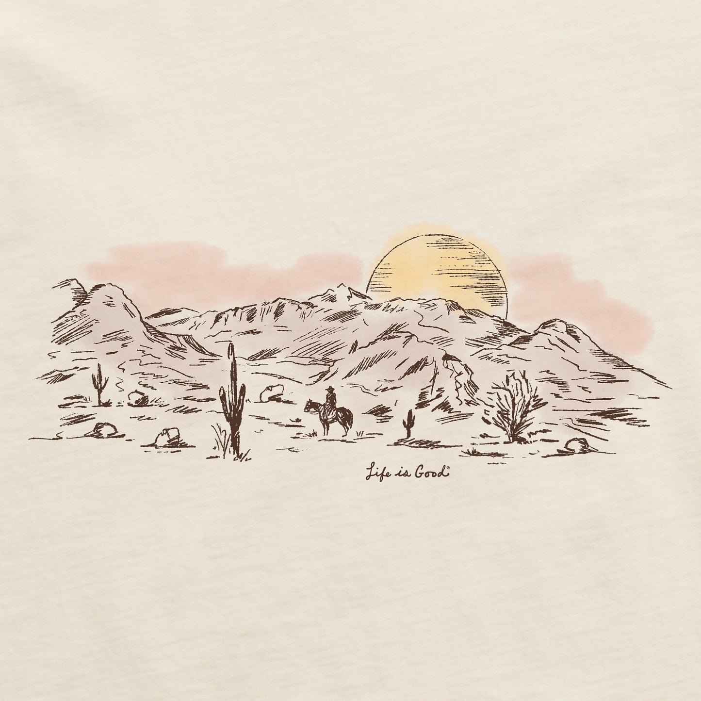 Women's Desert View Long Sleeve Crusher Tee