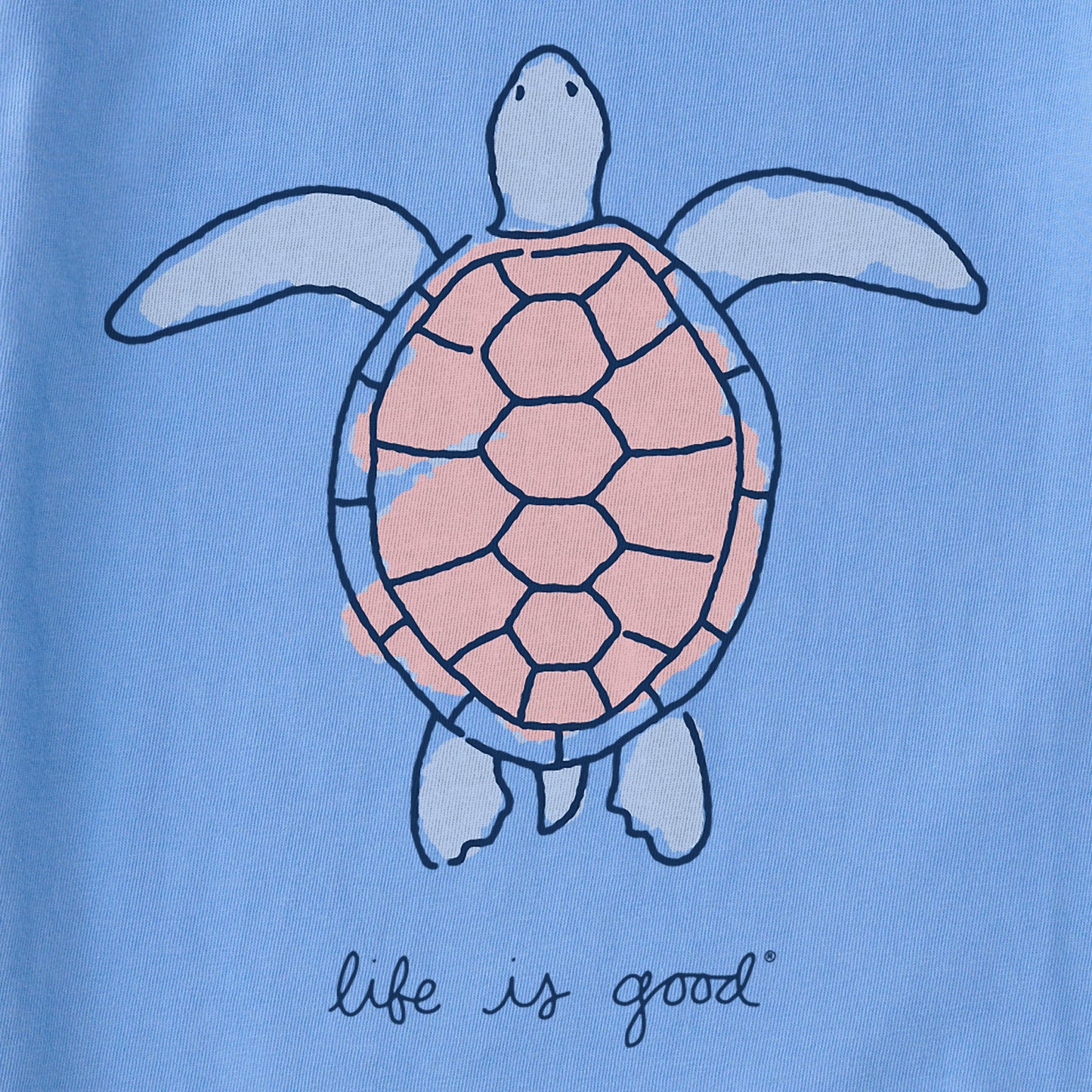 Women's Watercolor Turtle Short Sleeve Tee