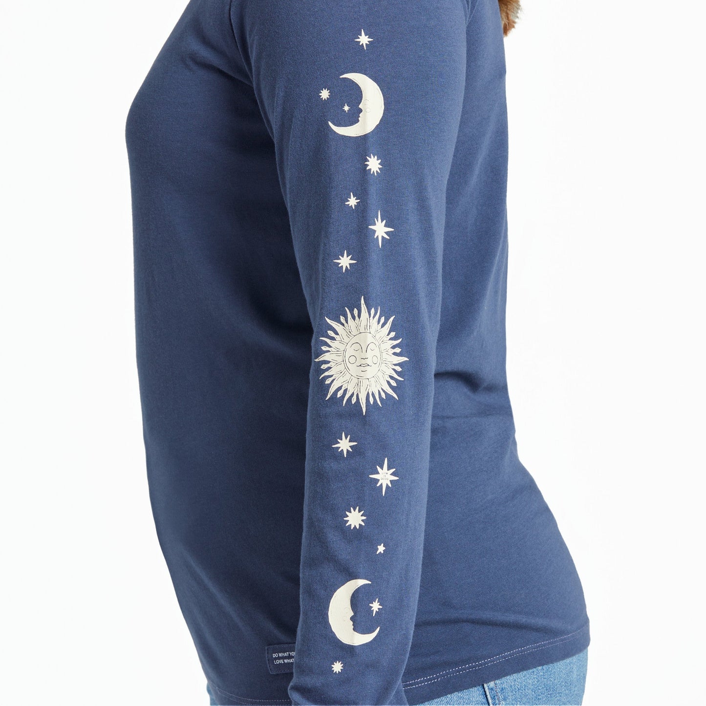 Women's Celestial Sun & Moons Long Sleeve Crusher-LITE Tee