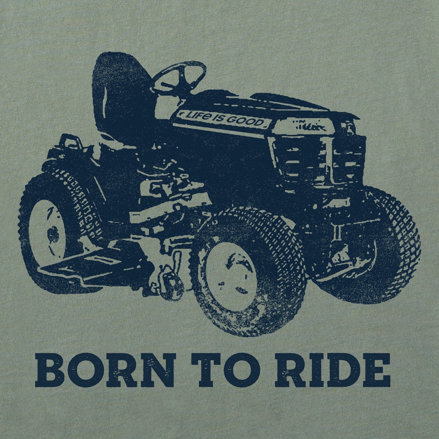 Men's Born to Ride Mower Short Sleeve Crusher Tee