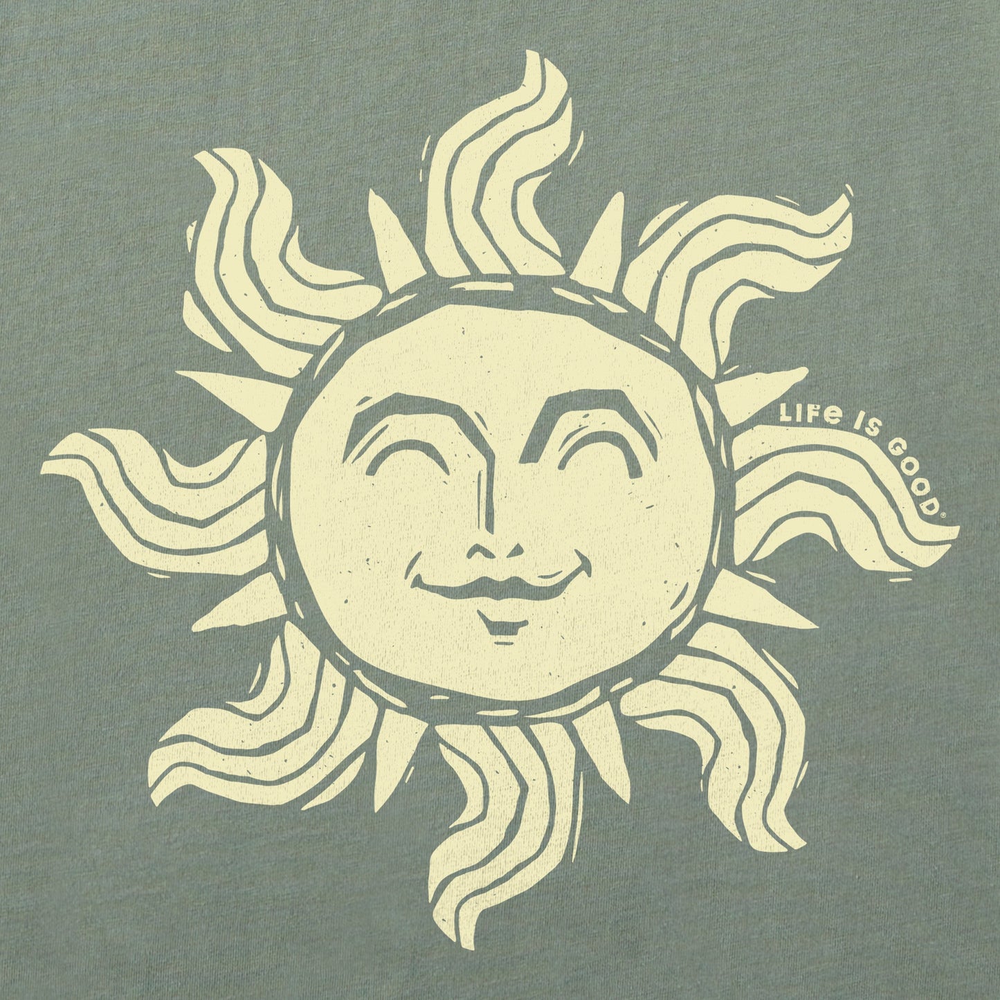 Men's Woodcut Sunshine Short Sleeve Crusher Tee