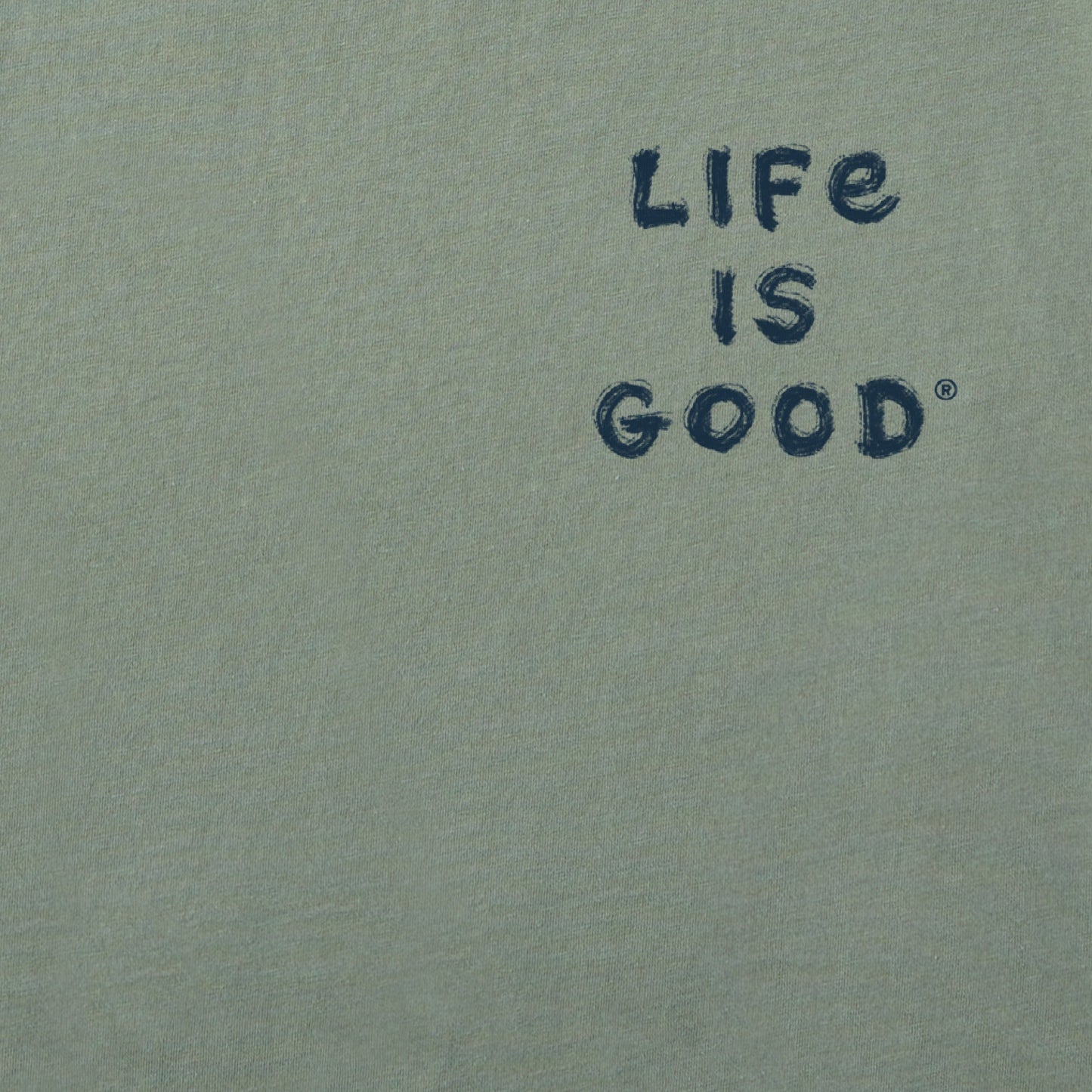 Men's Jake and Rocket Good Day Sketch Long Sleeve Crusher Tee