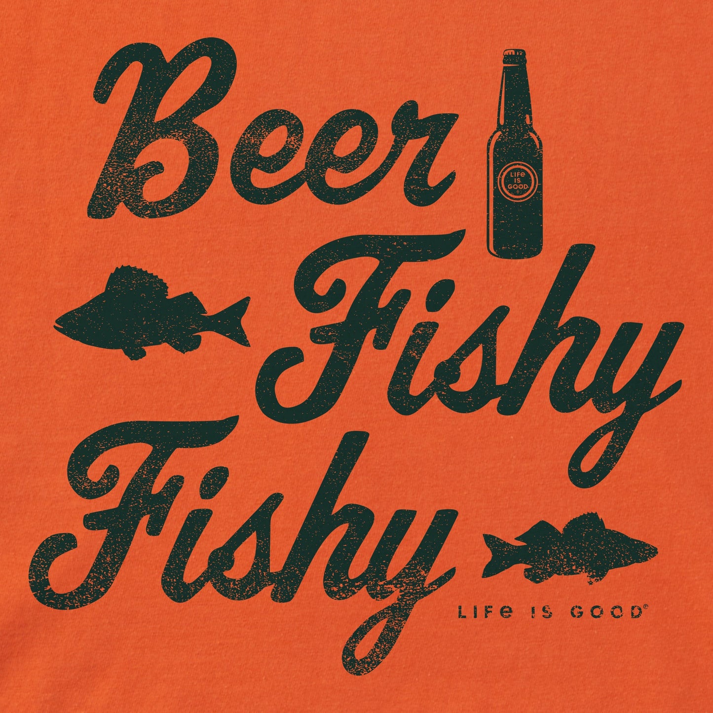 Men's Beer Fishy Fishy Short Sleeve Tee