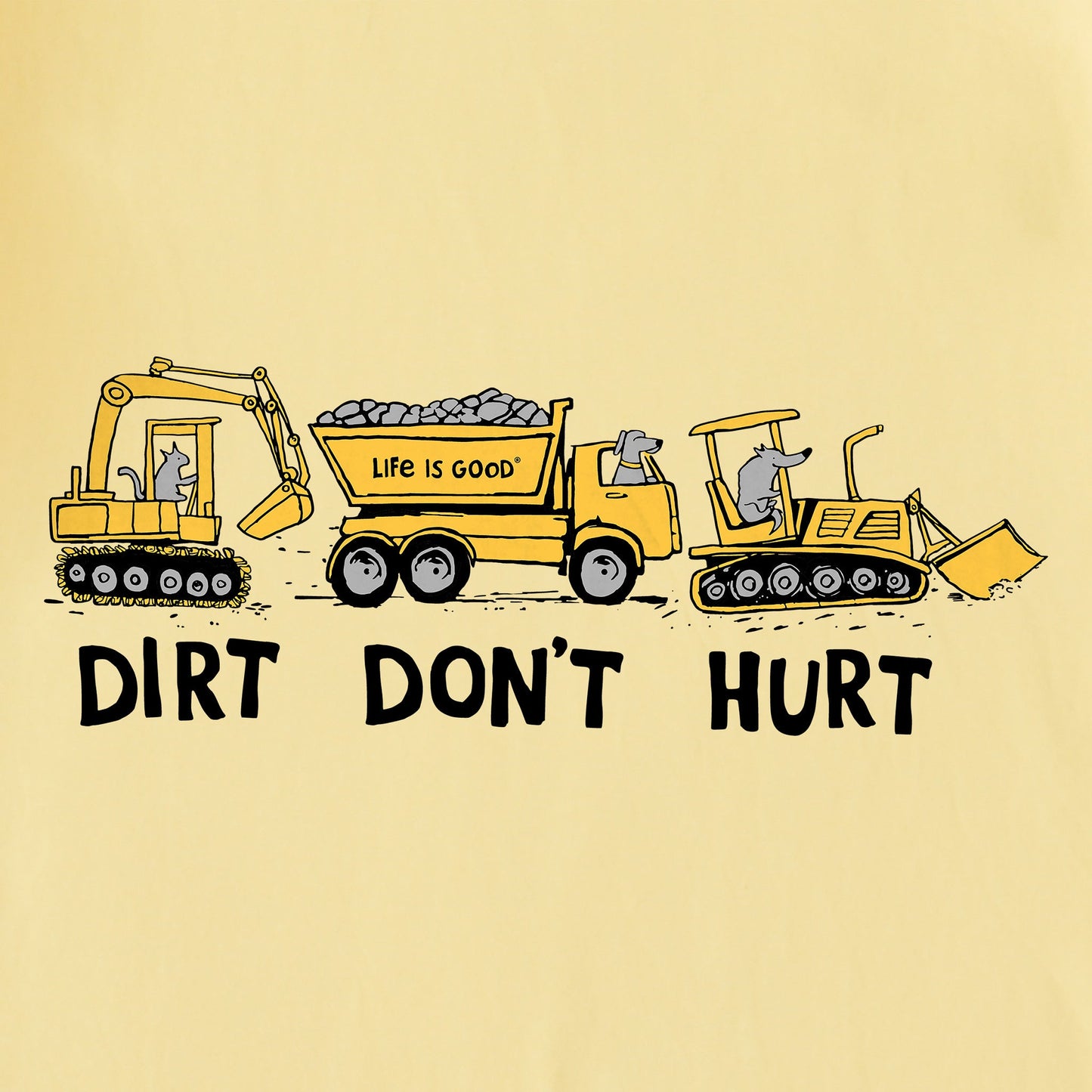 Kids Dirt Dont Hurt Short Sleeve Crusher Tee