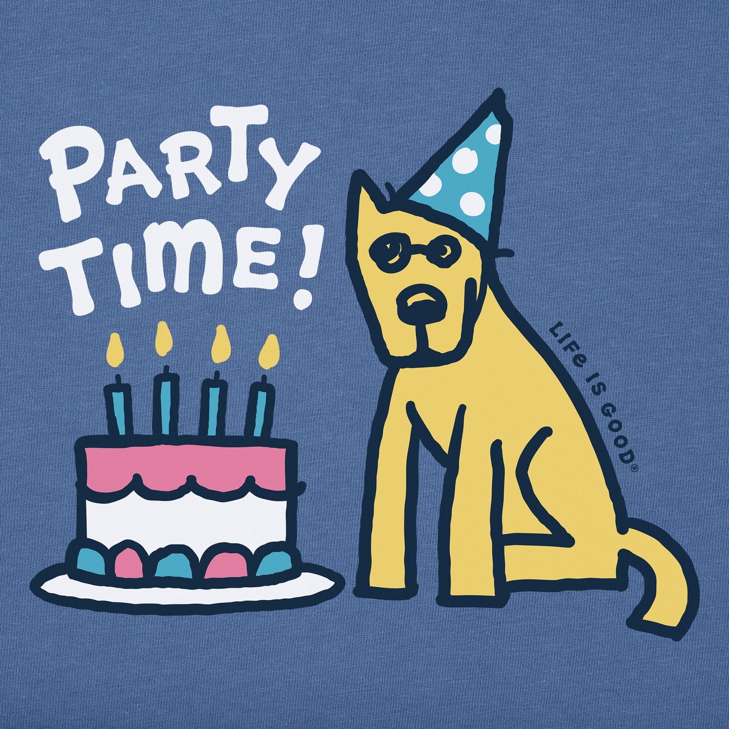 Men's Rocket Party Time Short Sleeve Crusher Tee