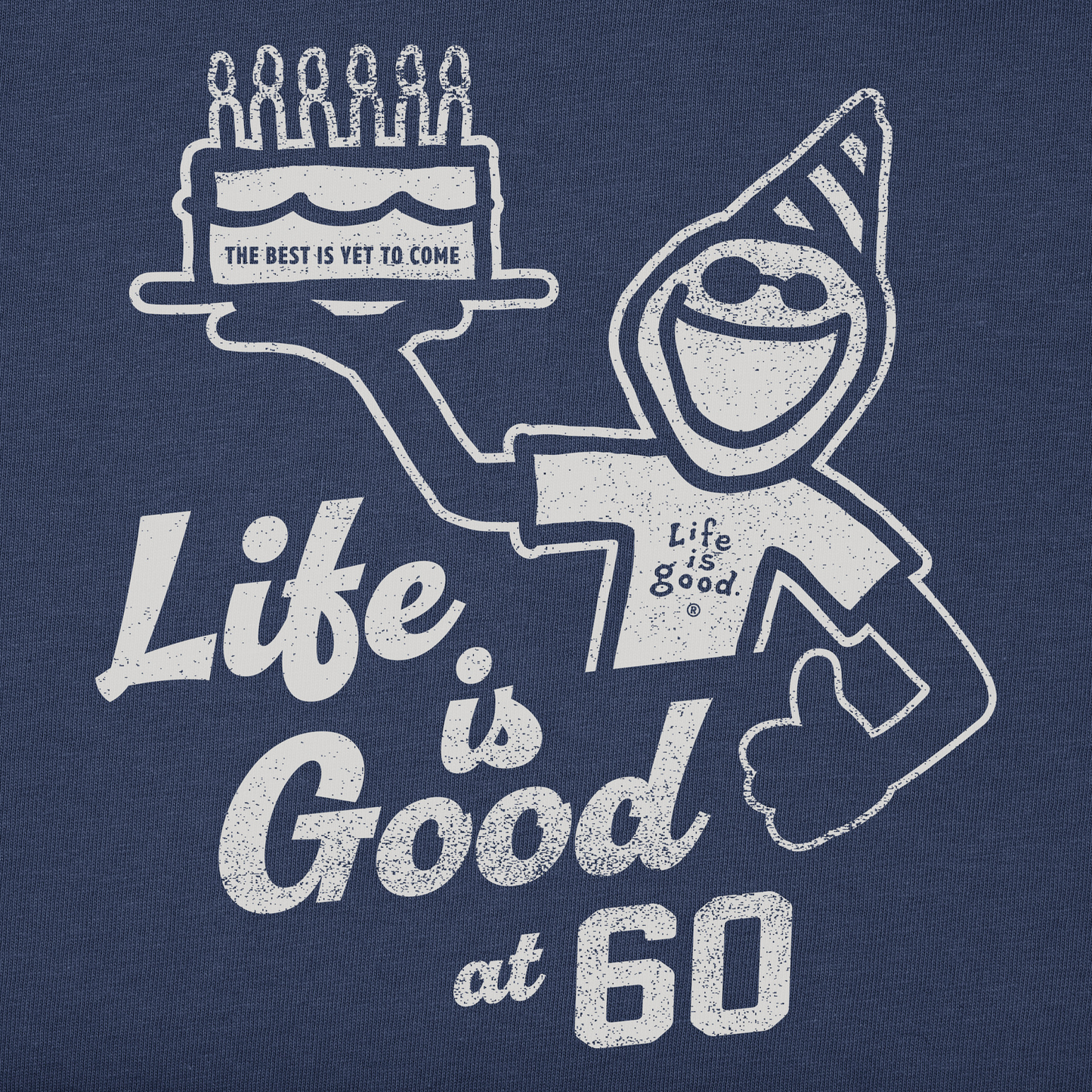 Men's Matchbook Jake 60th Birthday Short Sleeve Crusher Tee